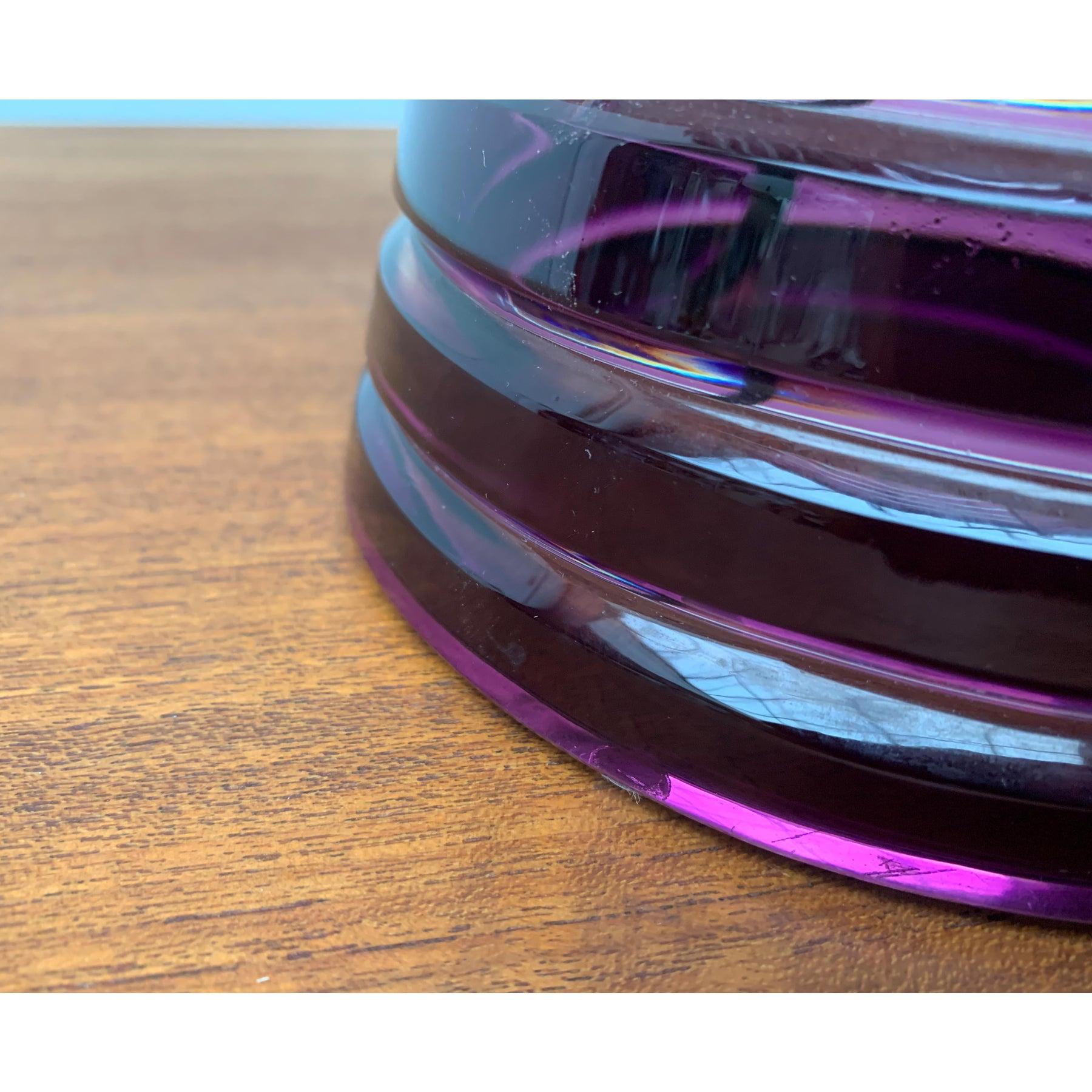 Lámpara de mesa posmoderna de cristal en forma de seta, Italia en venta 2