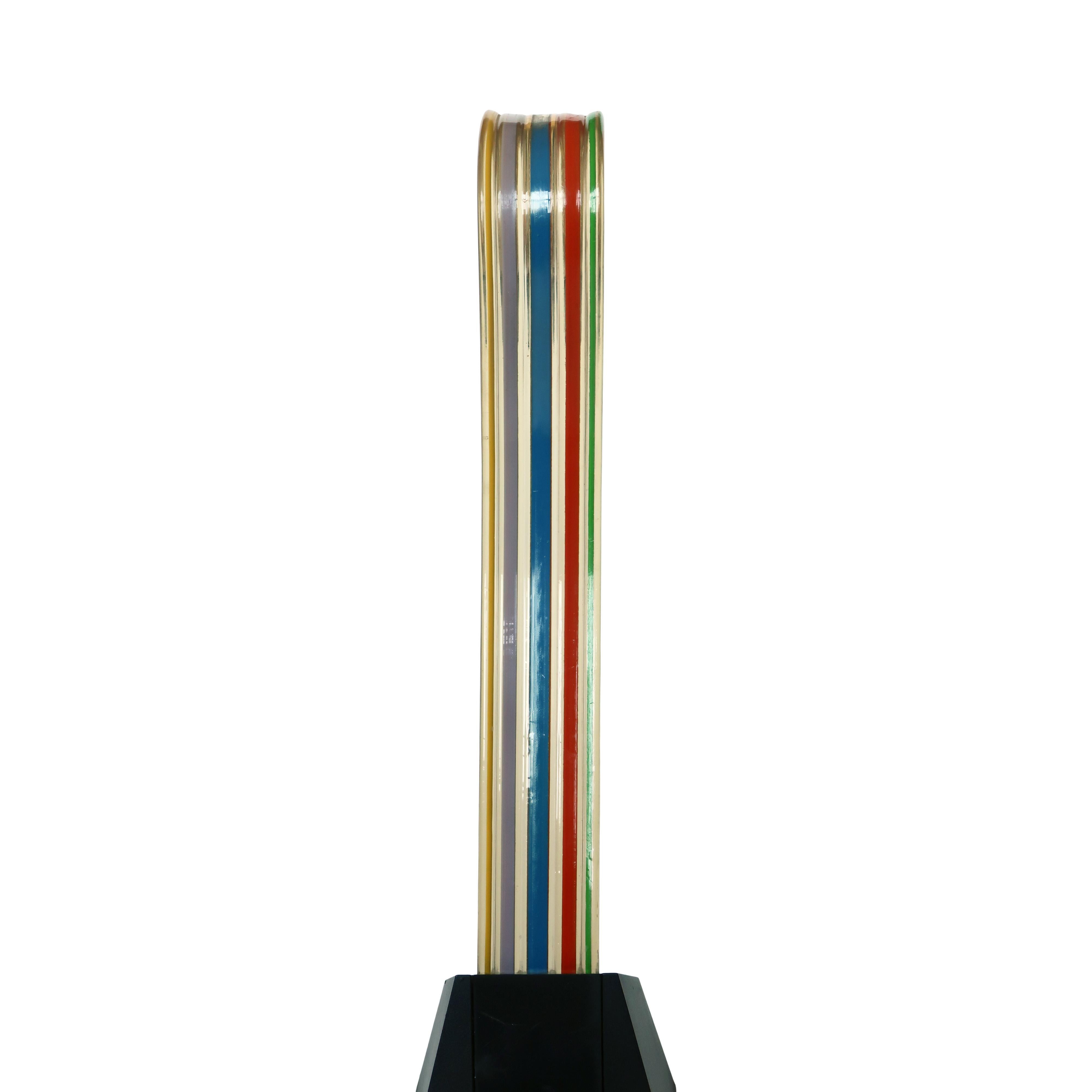 Postmodern Nastro Table Lamp by Alberto Fraser for Stilnovo For Sale 1