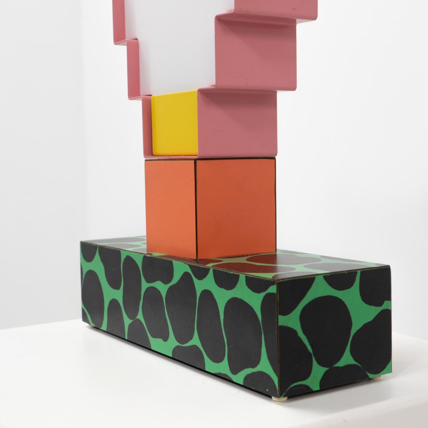 Italian Postmodern Nathalie du Pasquier & George Sowden, Table Lamp, 1980s For Sale