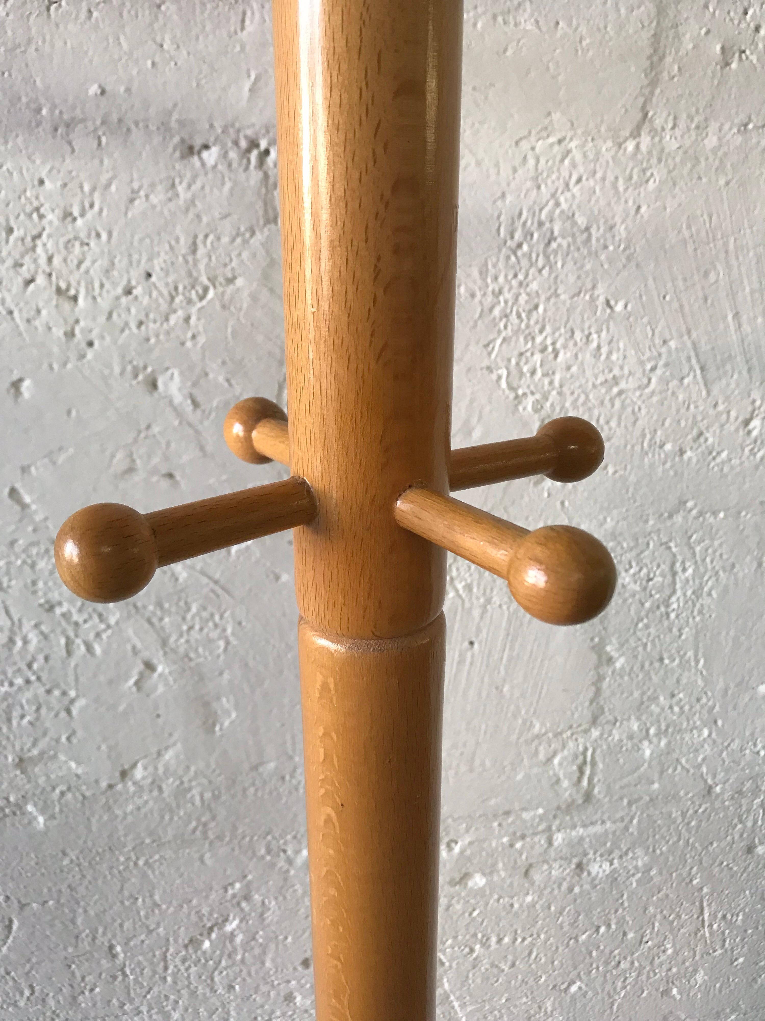 oak coat stands