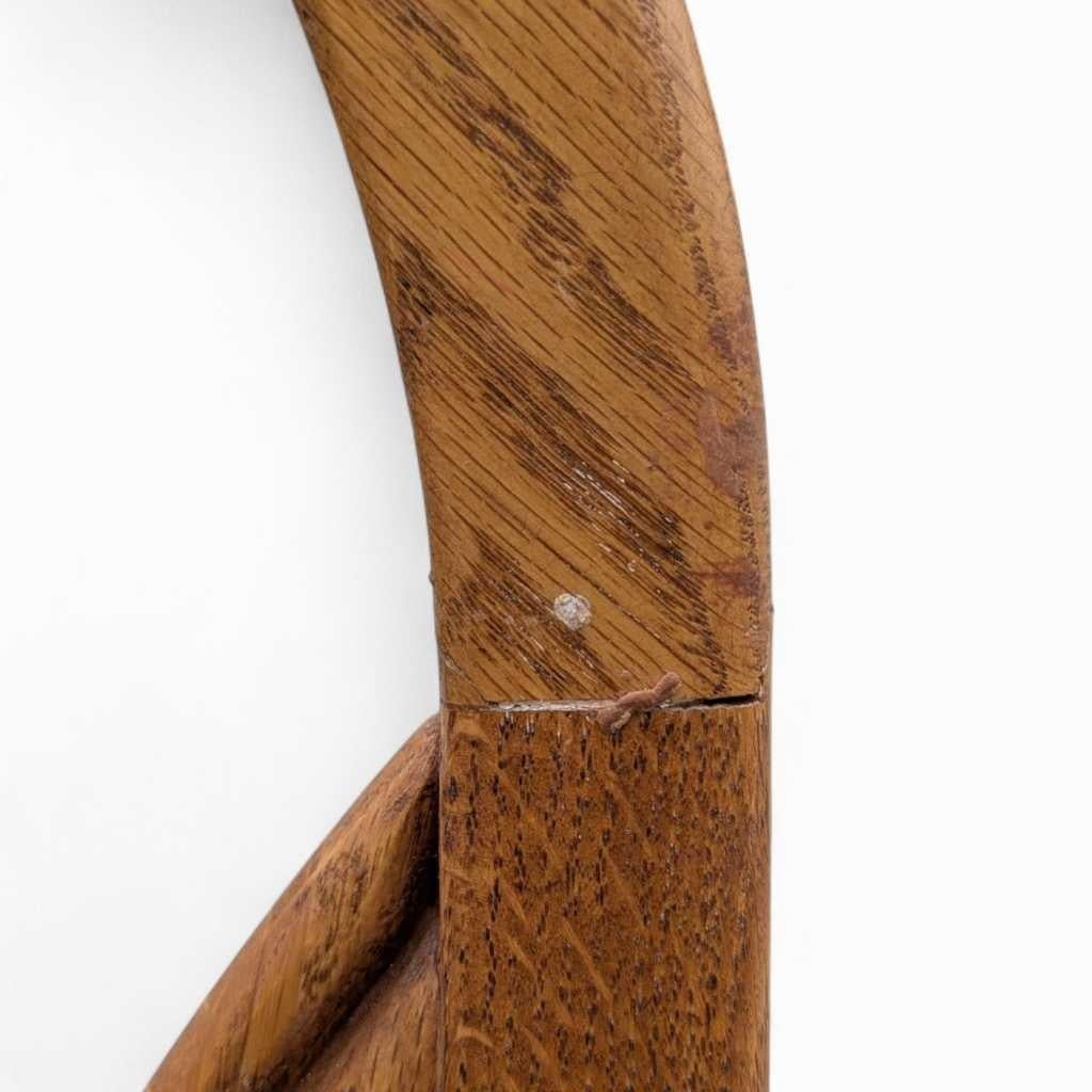 Sedie da pranzo postmoderne in Oak, velluto blu, set di 6, anni '80, USA in vendita 11