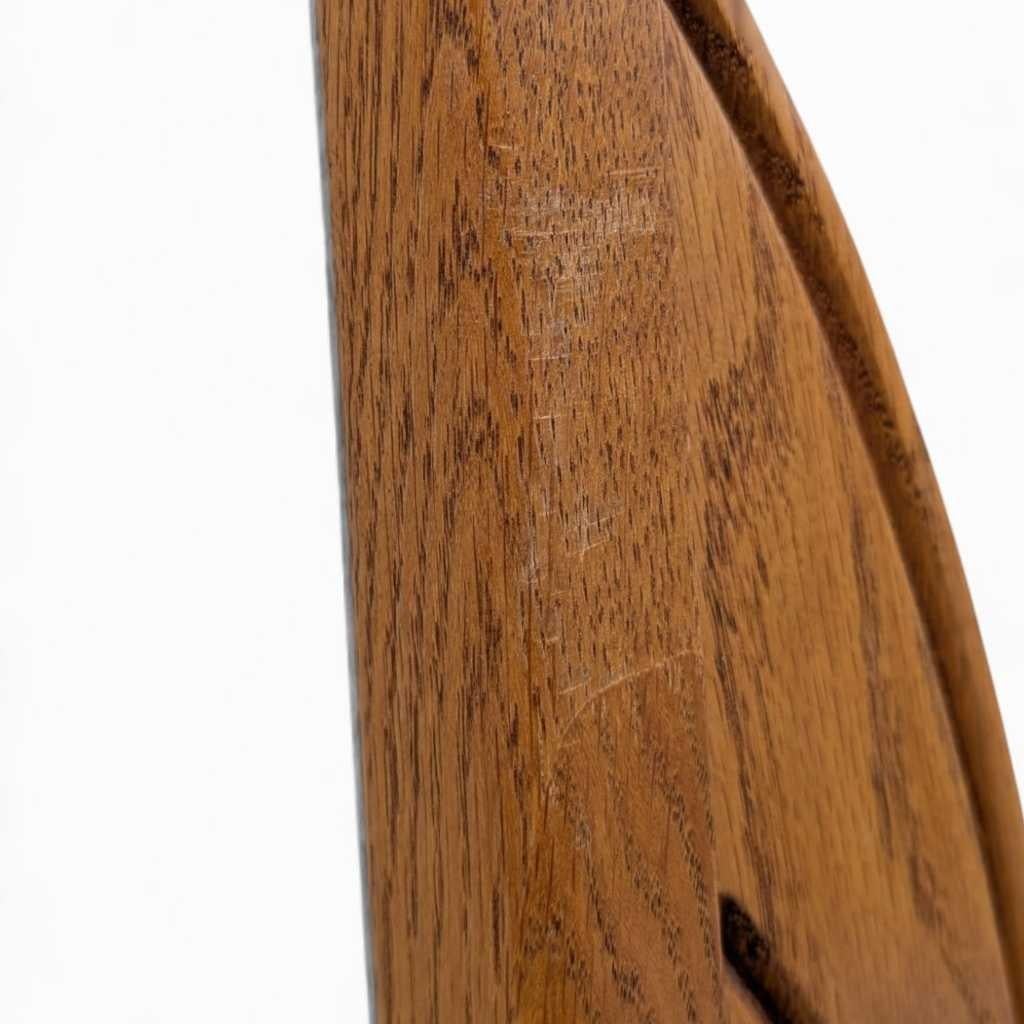 Sedie da pranzo postmoderne in Oak, velluto blu, set di 6, anni '80, USA in vendita 12