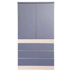 Retro Postmodern Ocean Spray Laminate Armoire