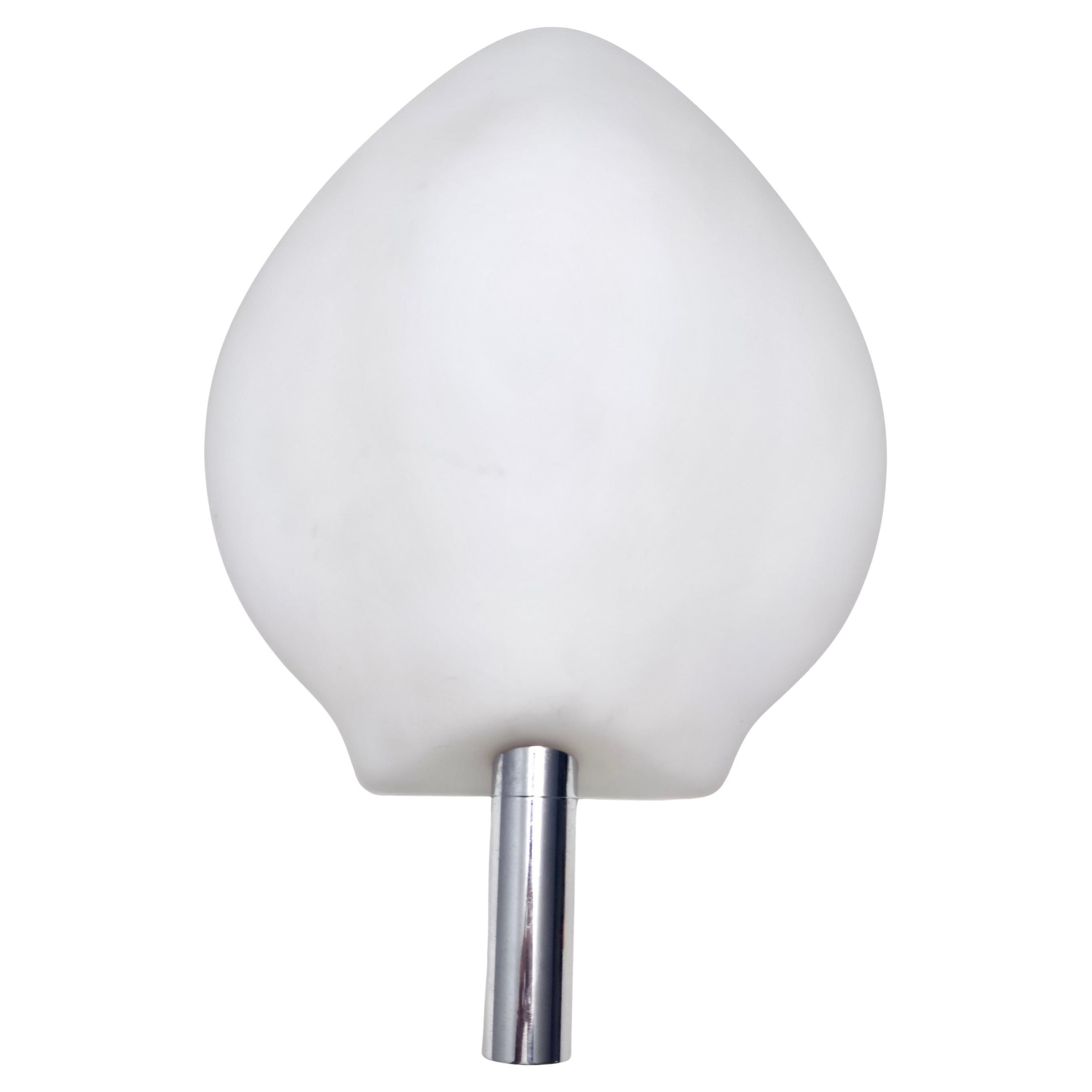 Postmodern Opaline Glass Sconce No. 2299 by Fontana Arte, Italy