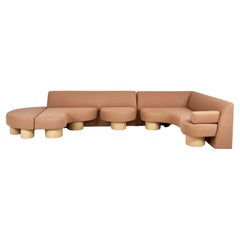 Postmodern Organic Form Sectional Sofa, 1980