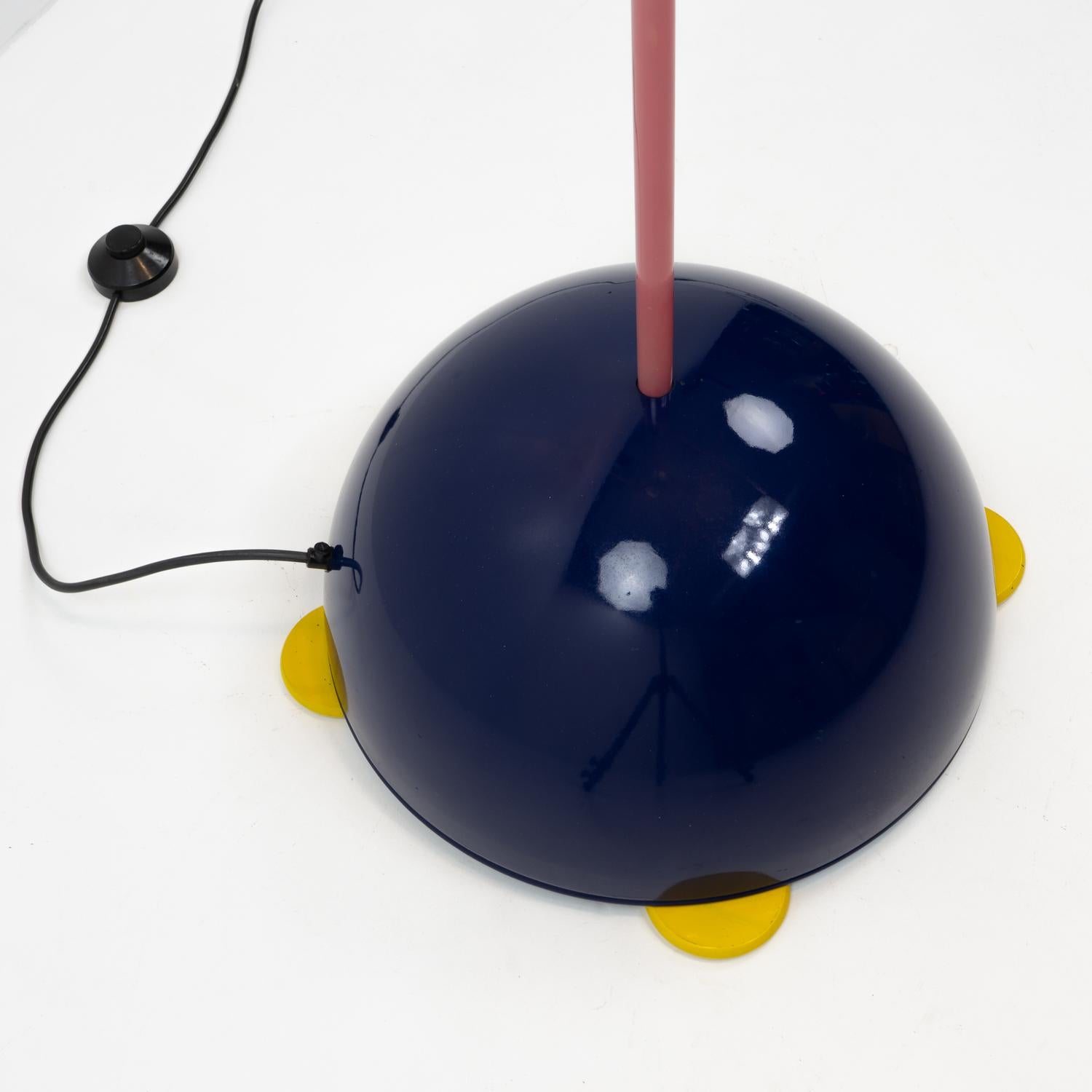 Postmodern Original Splendid Floor Lamp by Martine Bedin, Italy, 1980s For Sale 3