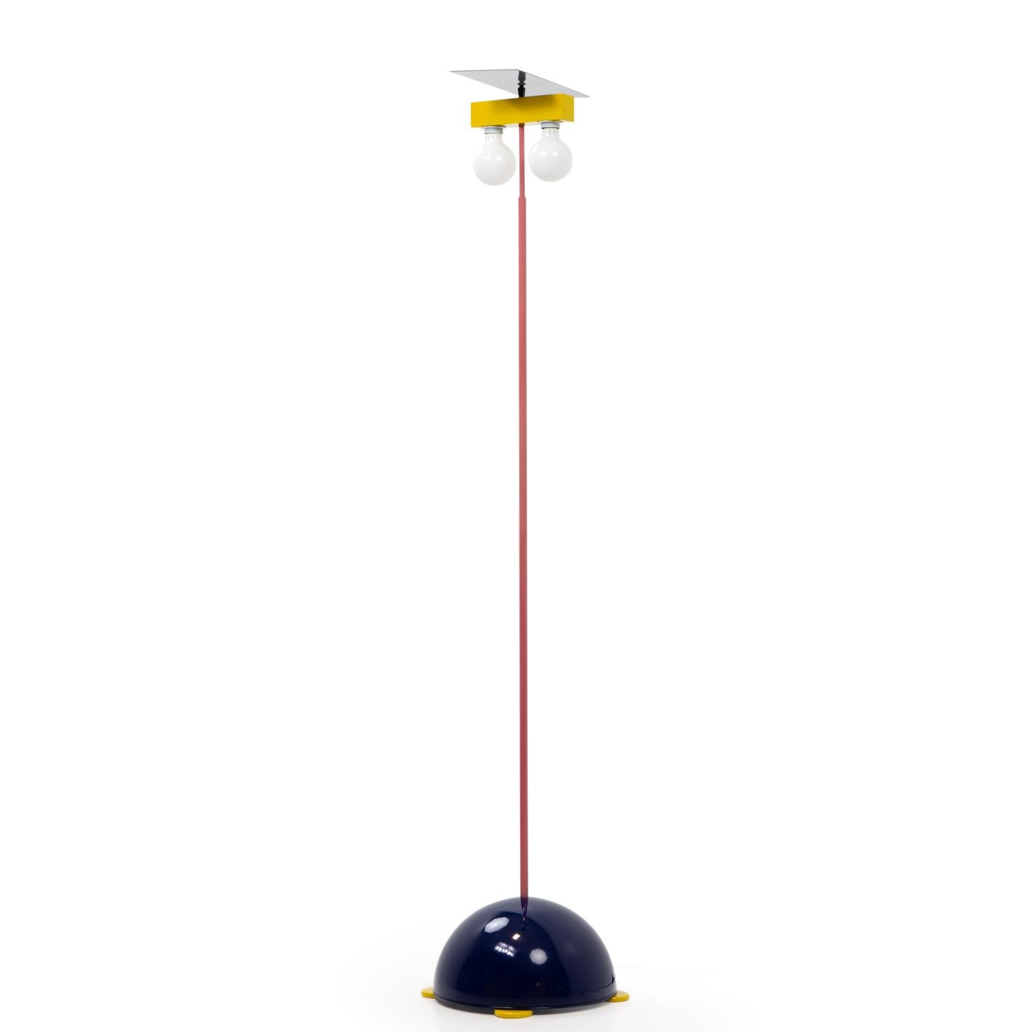 Mid-Century Modern Postmodern Original Splendid Floor Lamp by Martine Bedin, Italy, 1980s For Sale