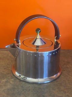 Postmodern "Ottoni" Stainless Steel Tea Kettle by Carsten Jorgensen for Bodum