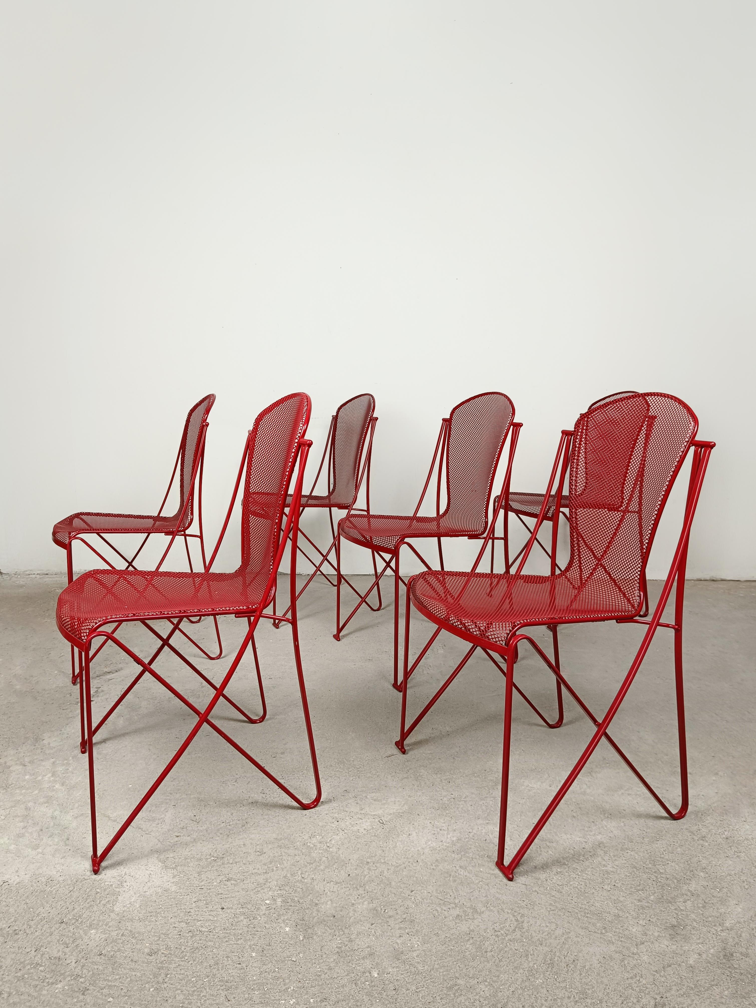 Postmodern Outdoor Chairs designed by Oscar Tusquets Blanca for Aleph-Driade  For Sale 4