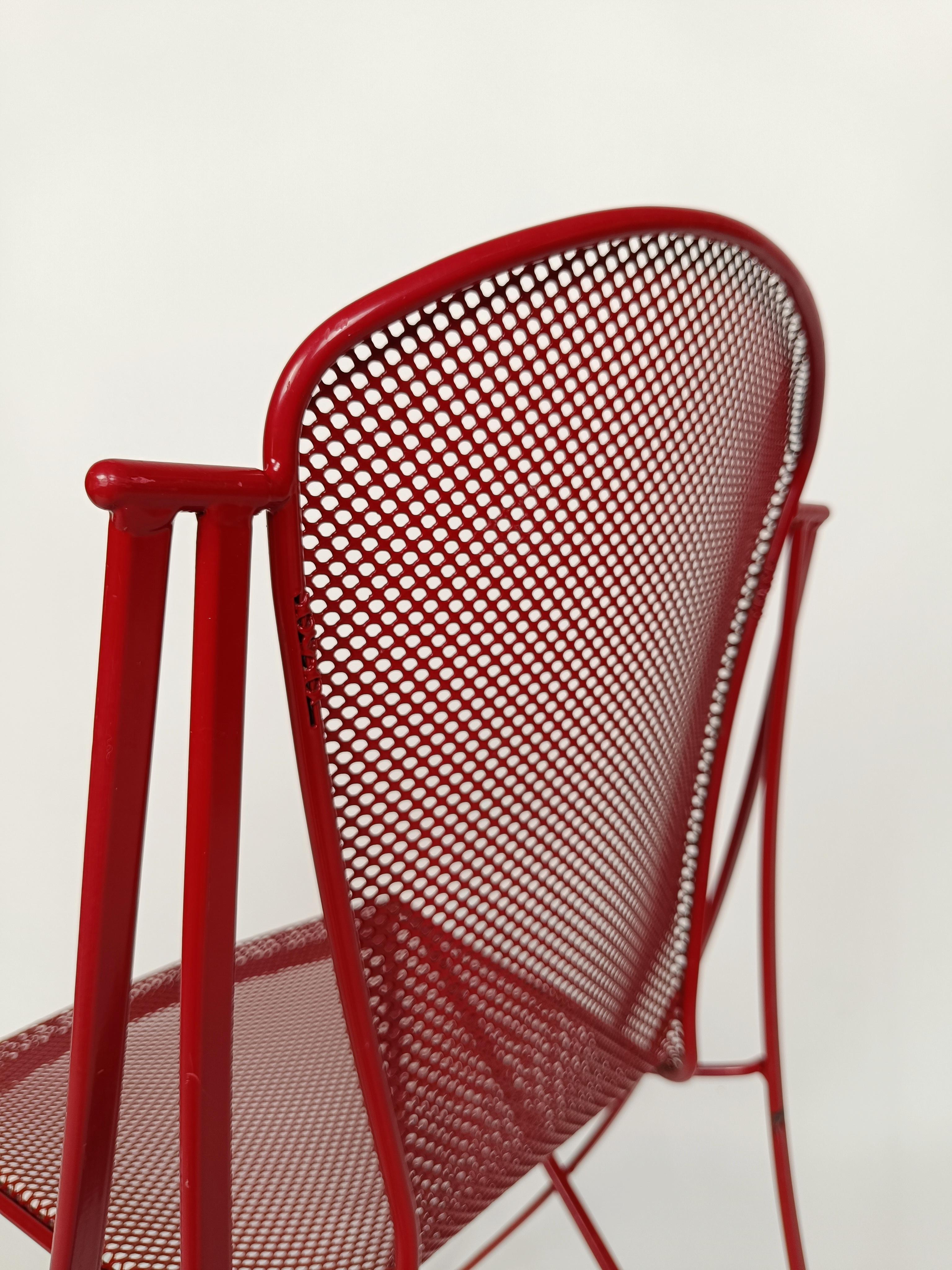 Postmodern Outdoor Chairs designed by Oscar Tusquets Blanca for Aleph-Driade  For Sale 5