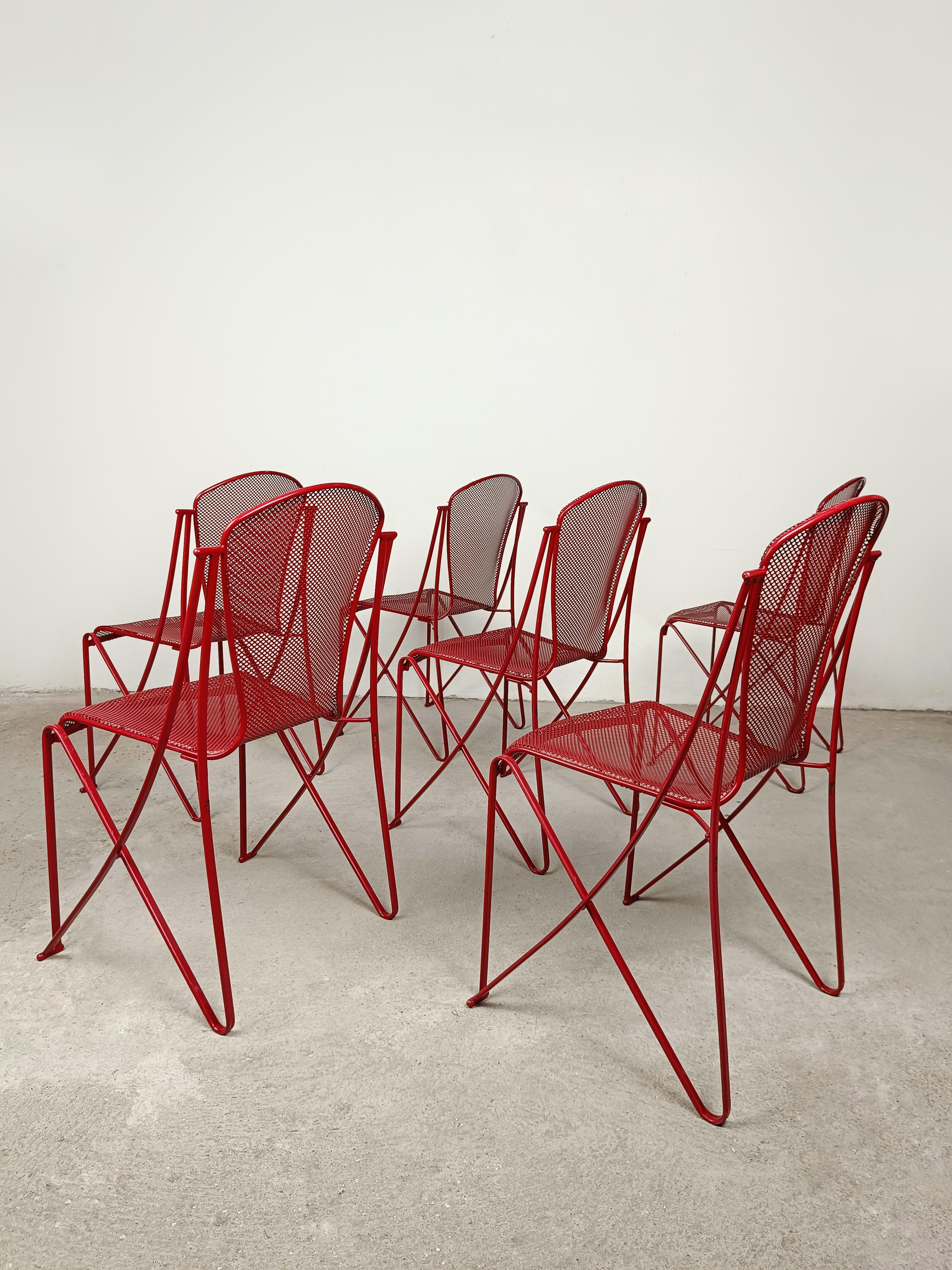 Postmodern Outdoor Chairs designed by Oscar Tusquets Blanca for Aleph-Driade  For Sale 8