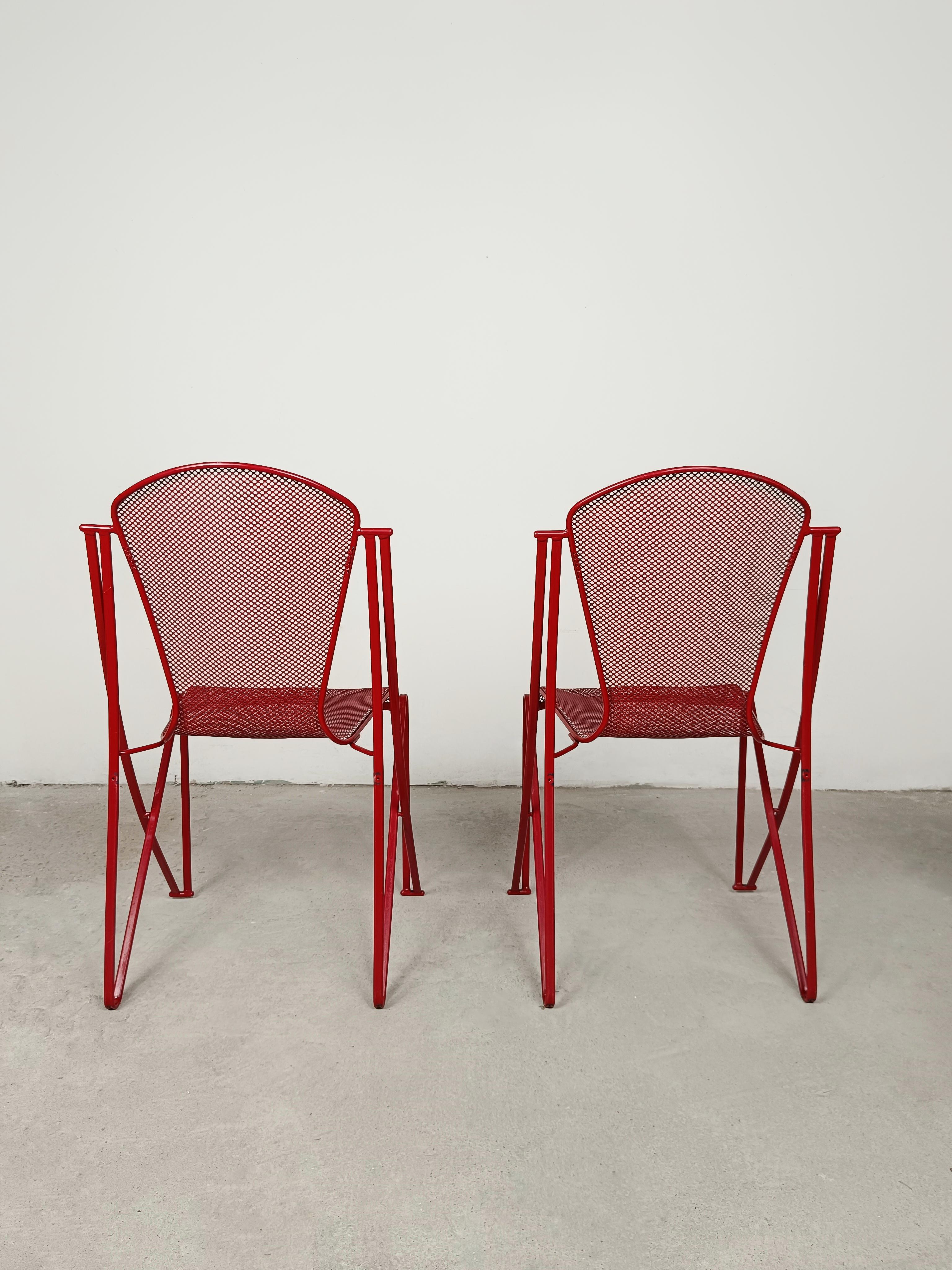 Postmodern Outdoor Chairs designed by Oscar Tusquets Blanca for Aleph-Driade  For Sale 10