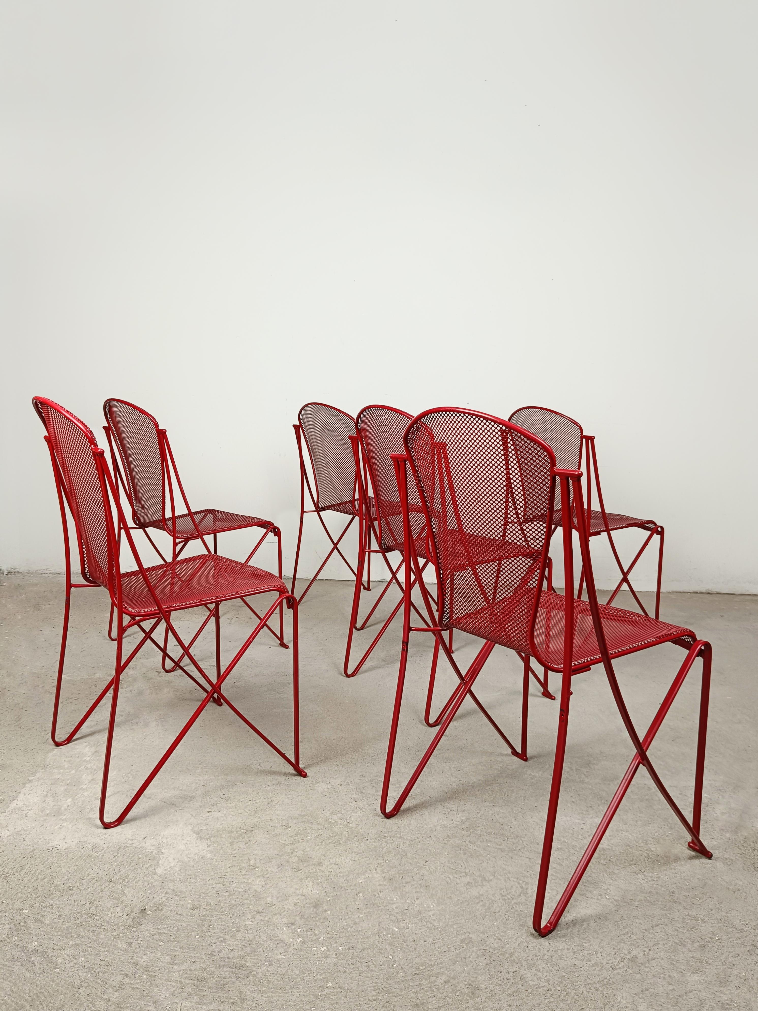 Italian Postmodern Outdoor Chairs designed by Oscar Tusquets Blanca for Aleph-Driade  For Sale