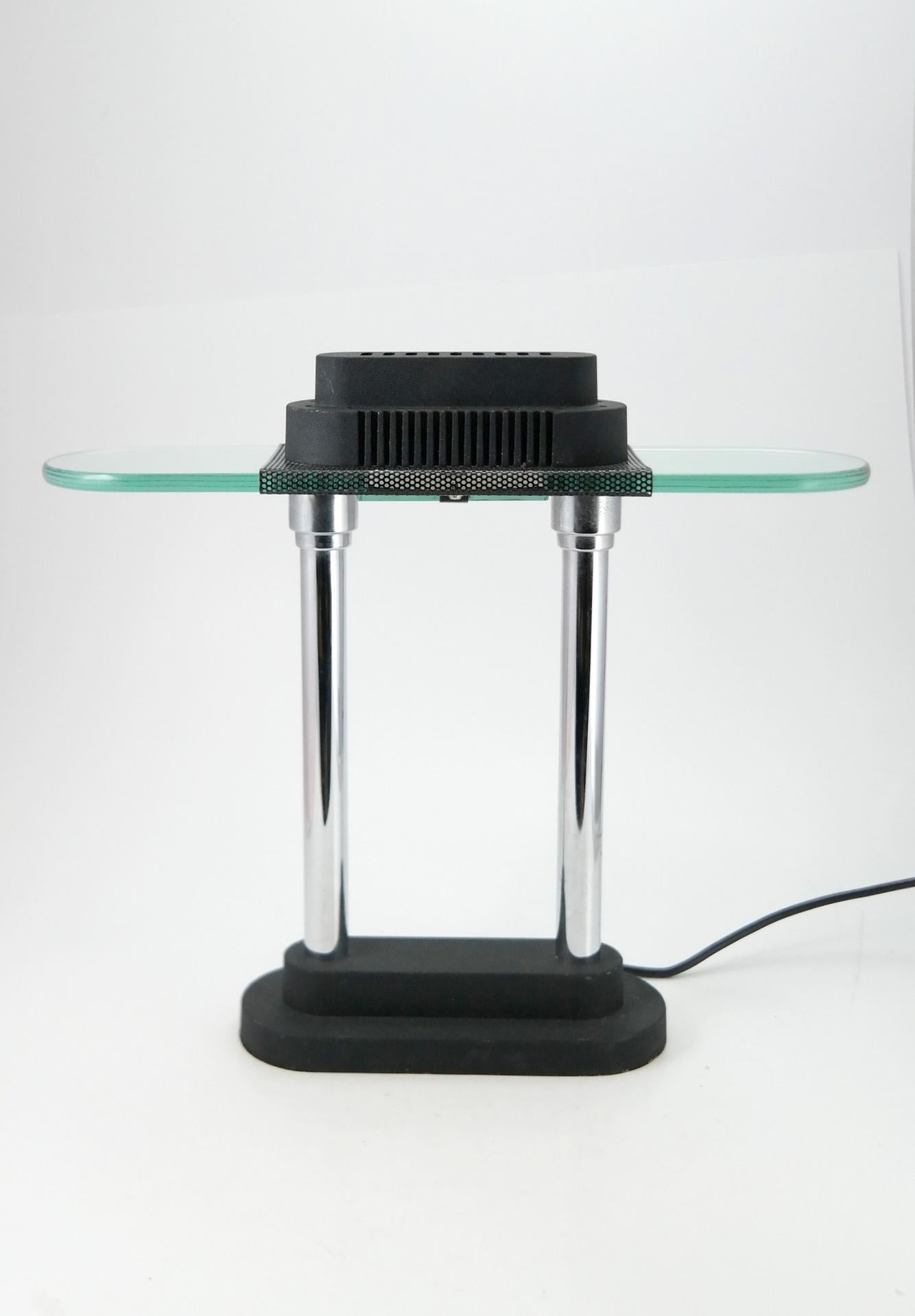 American Postmodern Pair of Table Lamp by Robert Sonneman, 1980s