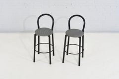Postmodern Pair Bar Stools, 1980