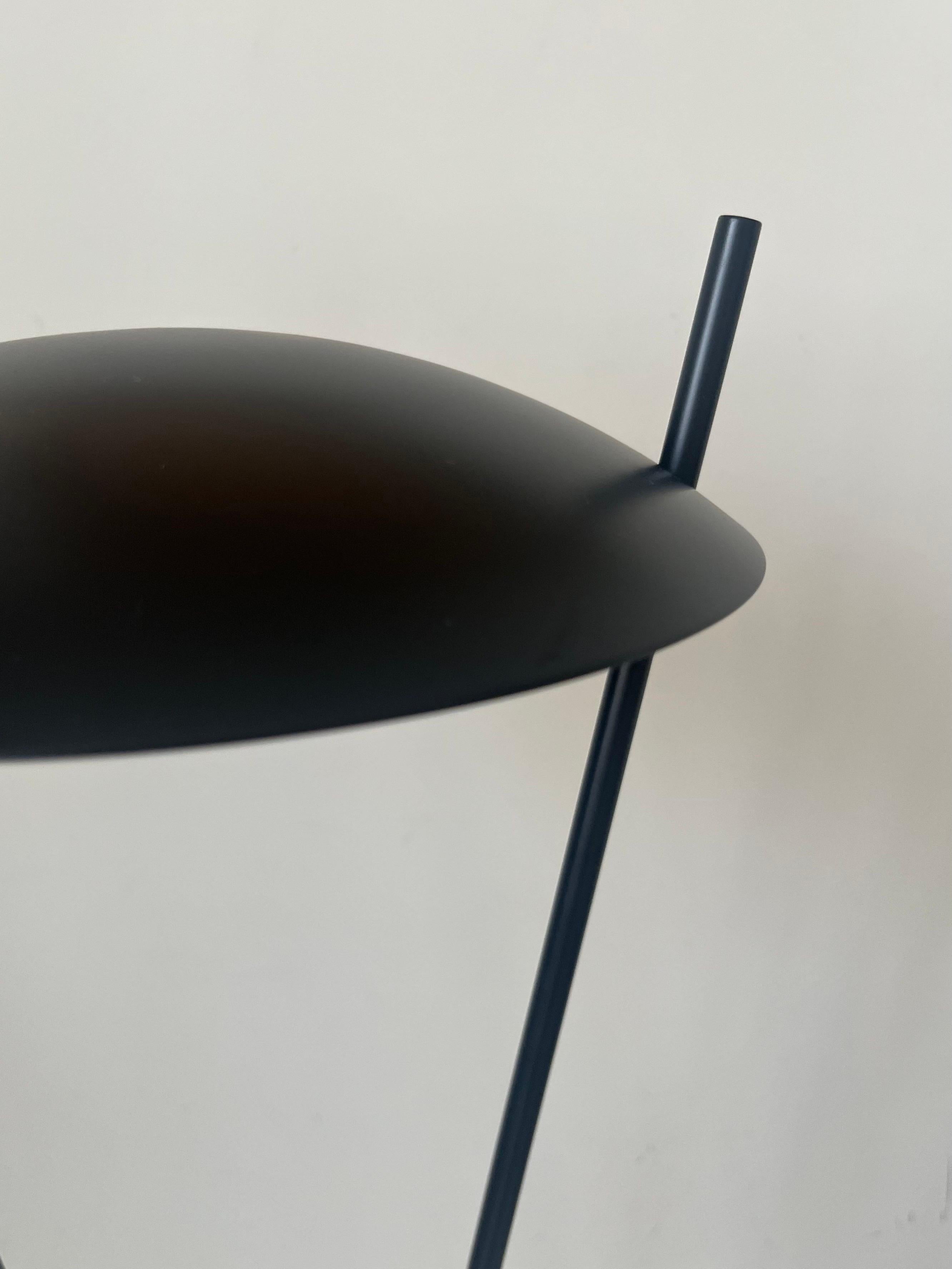 Late 20th Century Postmodern Pair of Black Table Lamps by Leonardo Marelli for Estiluz, 1980s