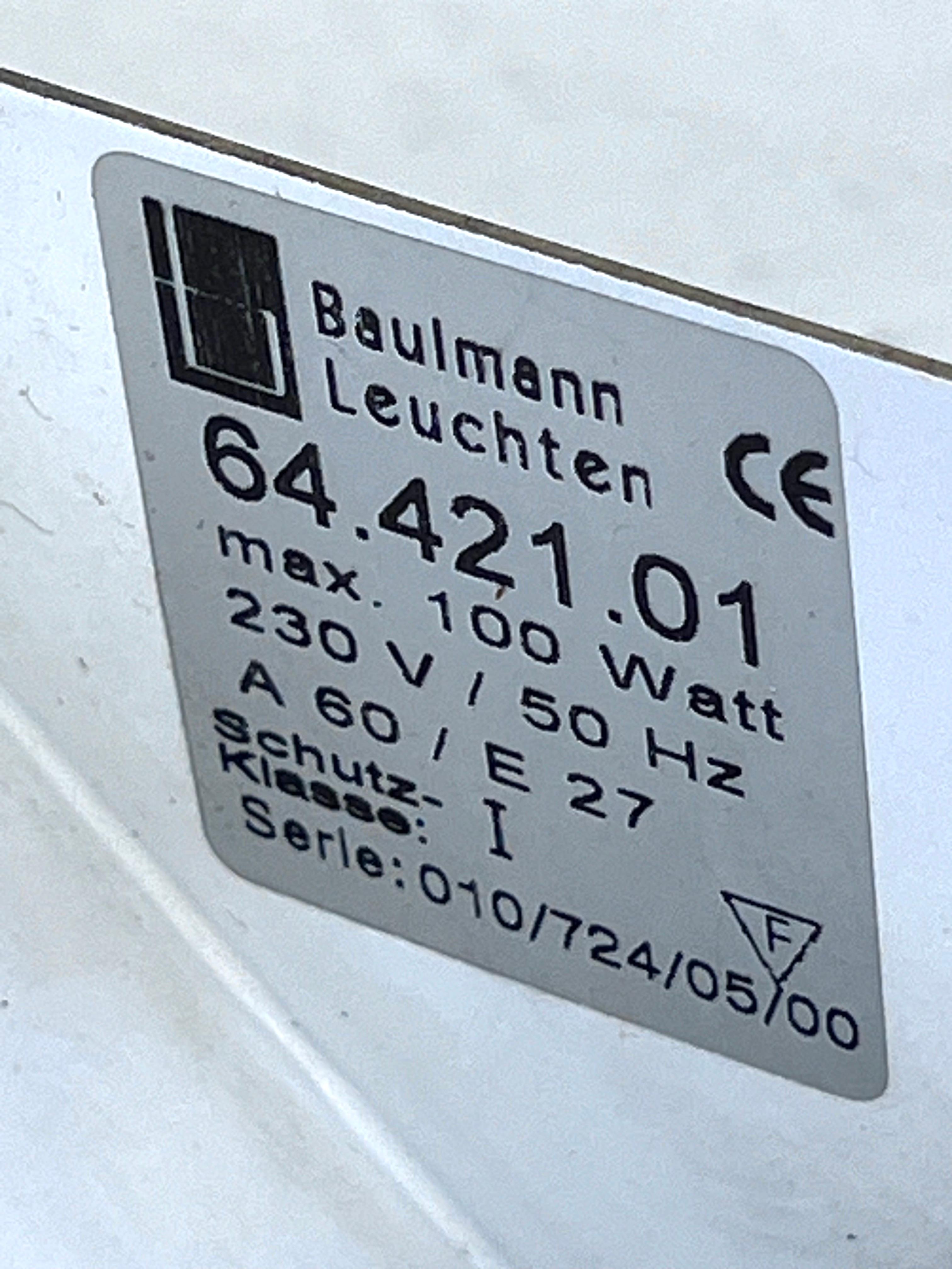 Paire d'appliques postmodernes en laiton de Baulmann Leuchten. Allemagne, années 1980 en vente 1