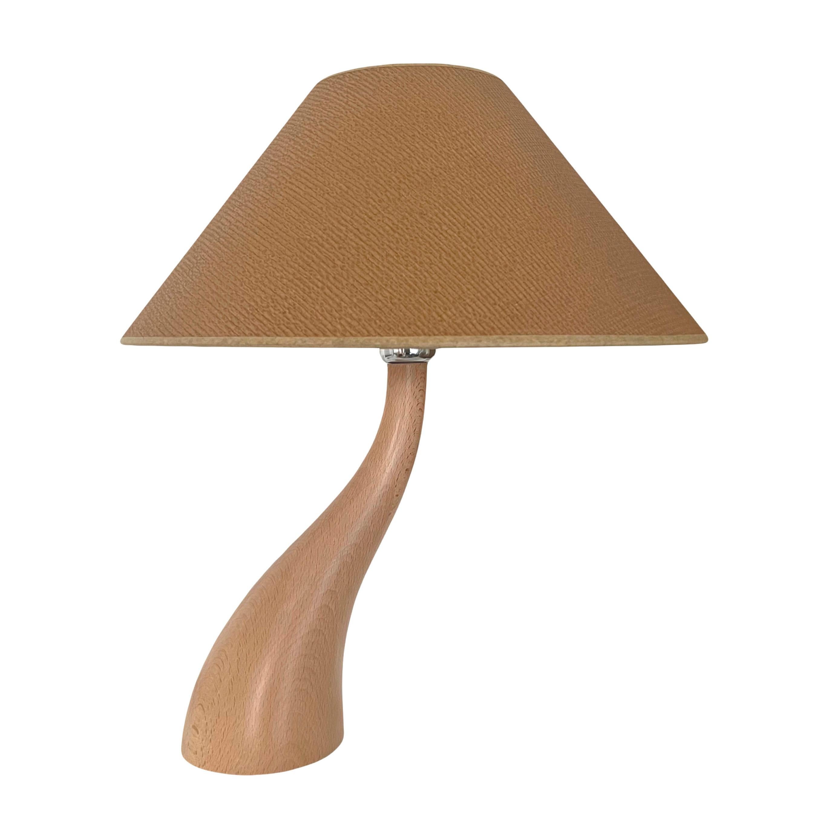 Postmodernes Paar „Bonsai“-Holz-Tischlampen von Blauet, Barcelona, 1990er Jahre im Angebot 7