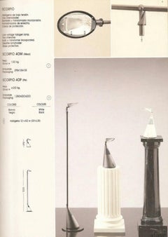 Postmodern Pair of "Scorpio" Table Lamps by Fase, Madrid, 1980s