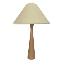 Postmodernes Paar Tischlampen "Fina" aus Holz von Blauet, Barcelona, 1990er Jahre