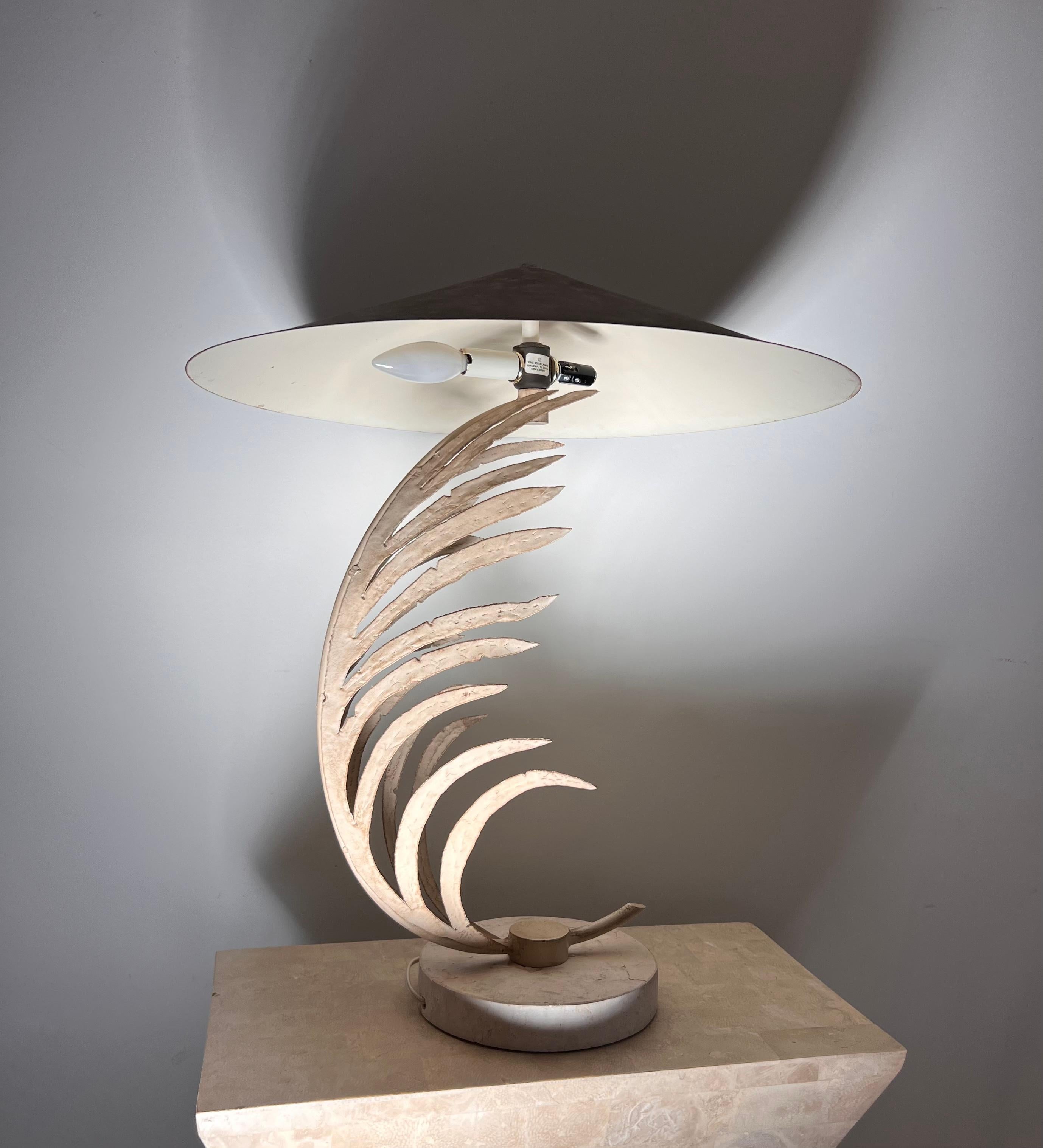 Postmodern Palm Frond Table Lamp by Michael Taylor, 1990s 9
