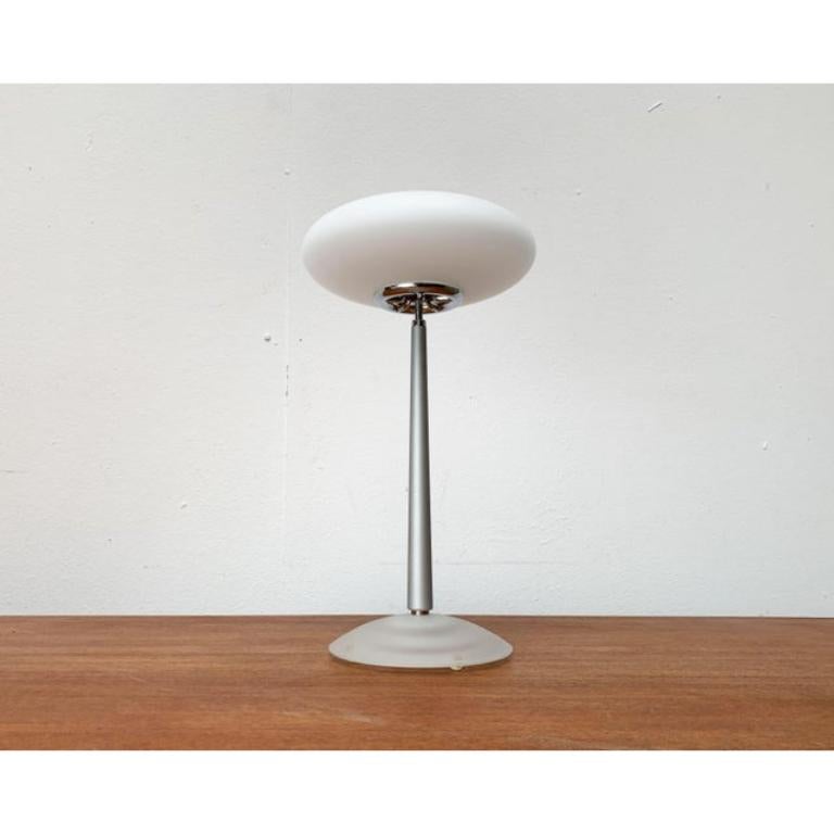 Verre Lampe de bureau postmoderne Pao T1 de Matteo Thun pour Arteluce, Italie, années 1990 en vente