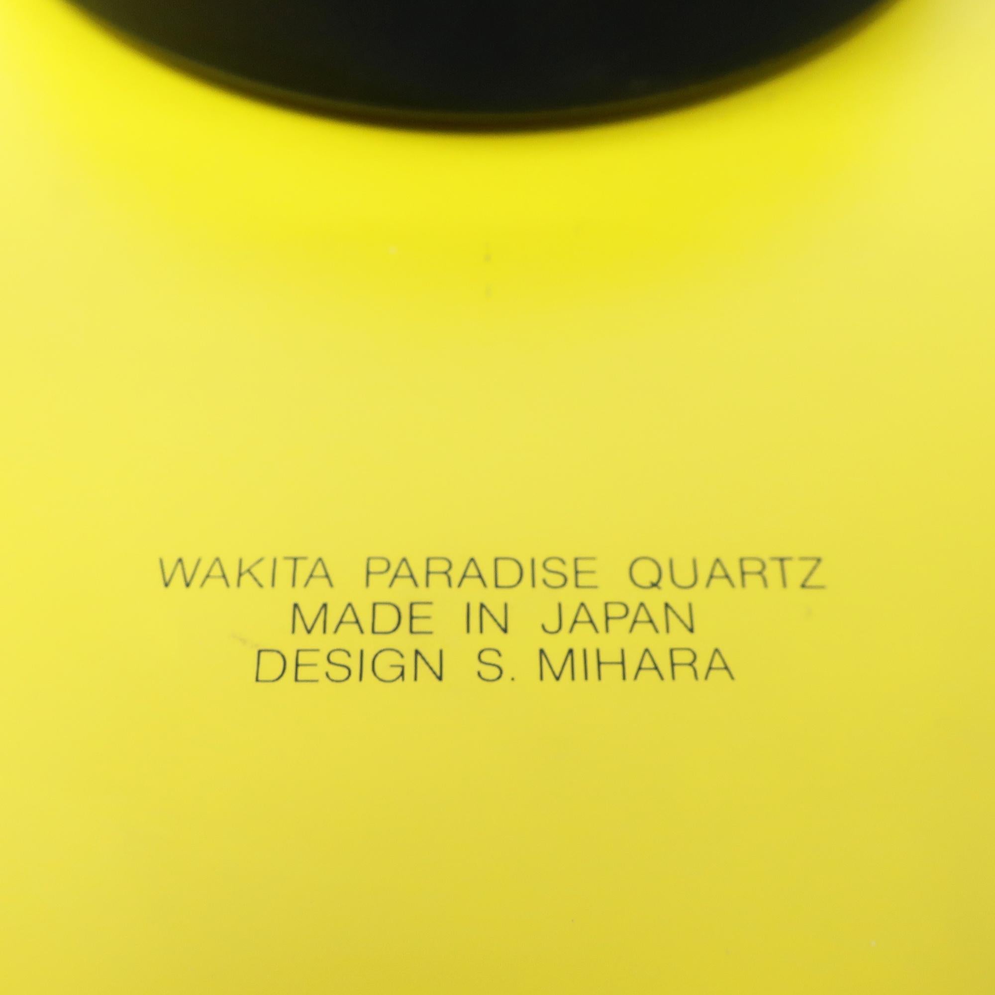 Horloge murale postmoderne « Paradise » de Shohei Mihara pour Wakita et Canetti en vente 4