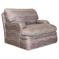 Postmodern Pastel Pink/Purple Armchair, c1980s