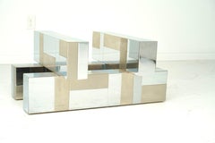 PostModern Paul Evans "Cityscape" Coffee Table for Directional, 1970s