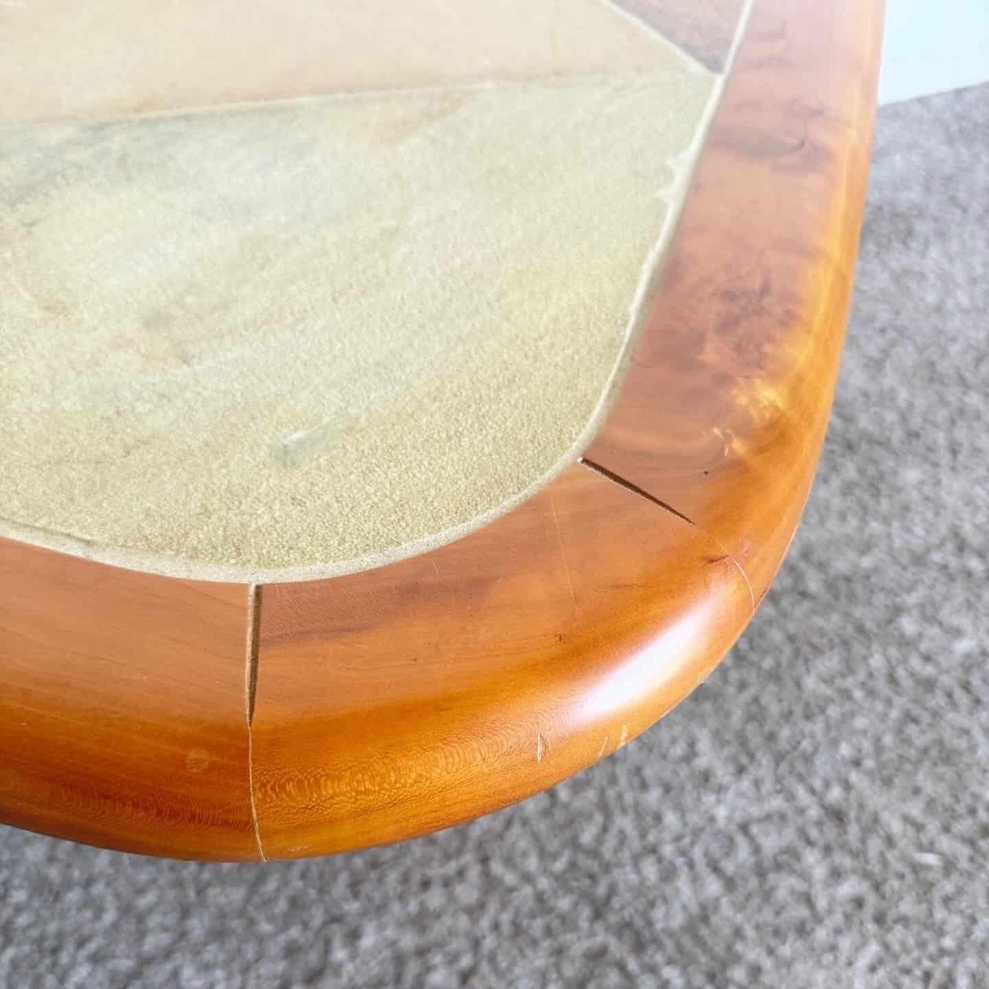 South African Postmodern Paul Kingma Style Slate Craft Side Table For Sale