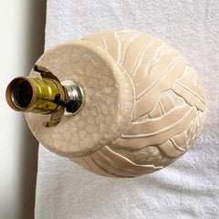 Postmodern Peach Ceramic Lamp by Pacific Coast Lighting