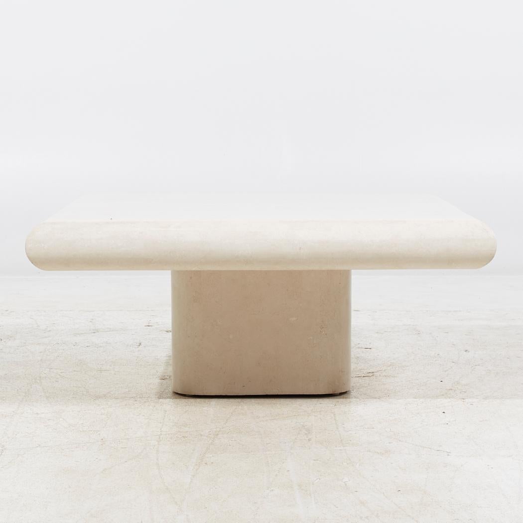 American Postmodern Pedestal Coffee Table