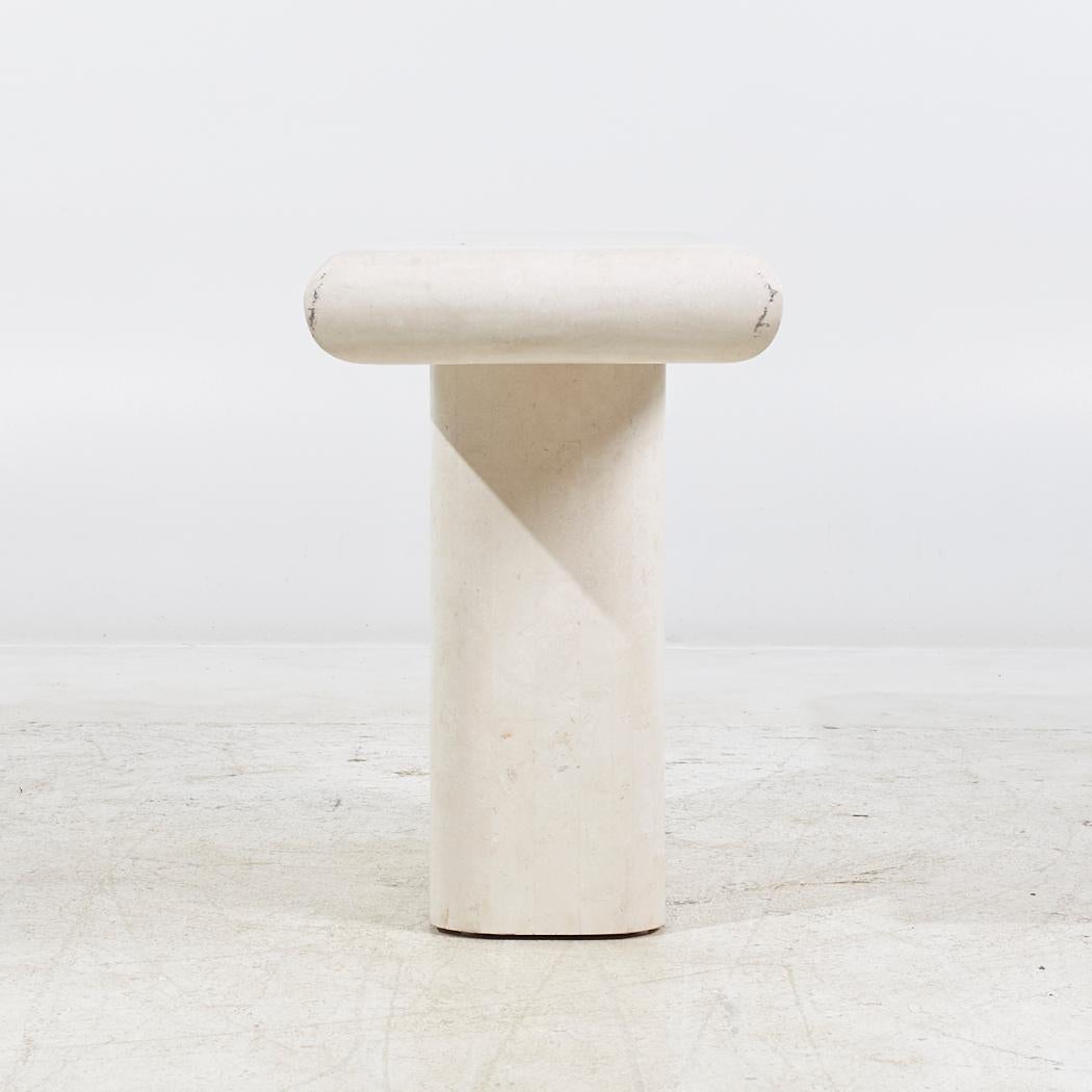 American Postmodern Pedestal Console Table For Sale
