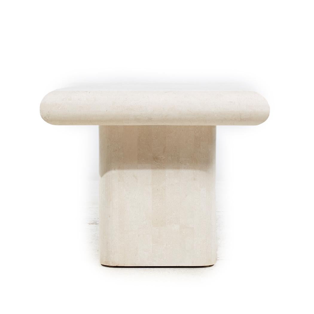 Contemporary Postmodern Pedestal End Table For Sale
