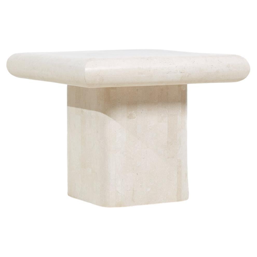 Postmodern Pedestal End Table For Sale