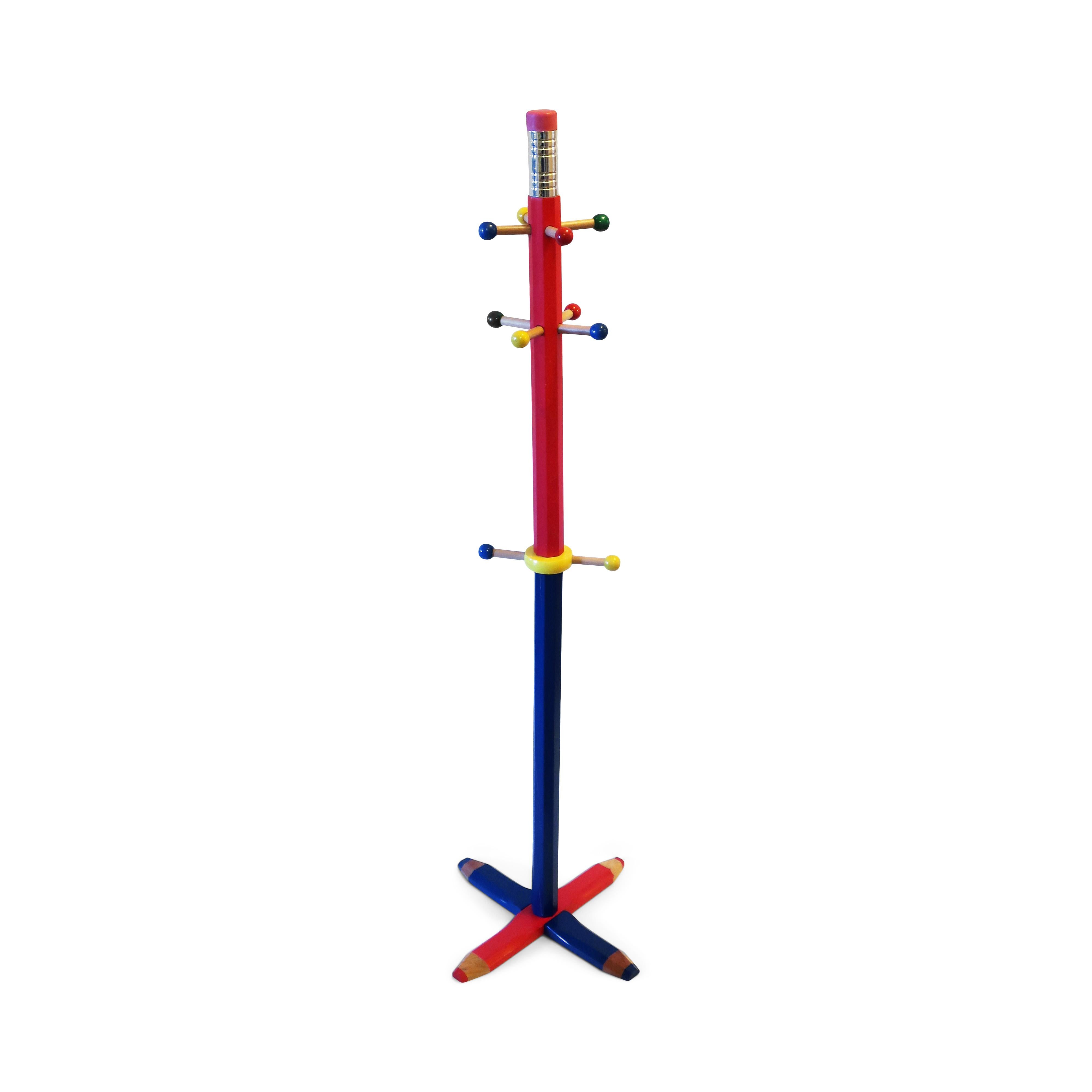 Postmodern Pencil Coat Rack by Pierre Sala In Good Condition For Sale In Brooklyn, NY