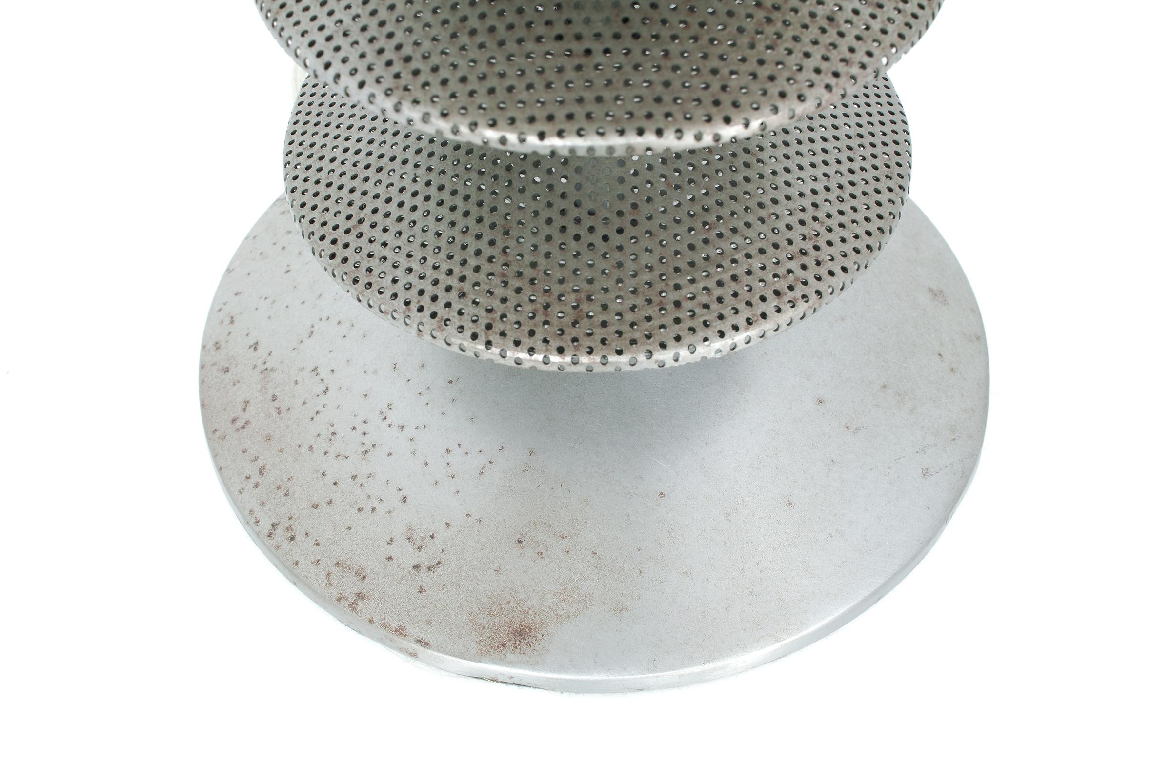 Postmodern Perforated Metal Lamp 1