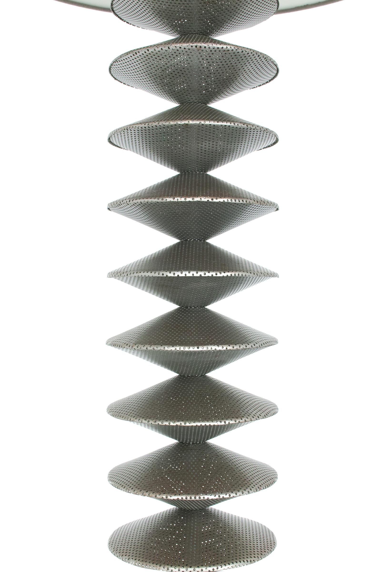 Postmodern Perforated Metal Lamp 3