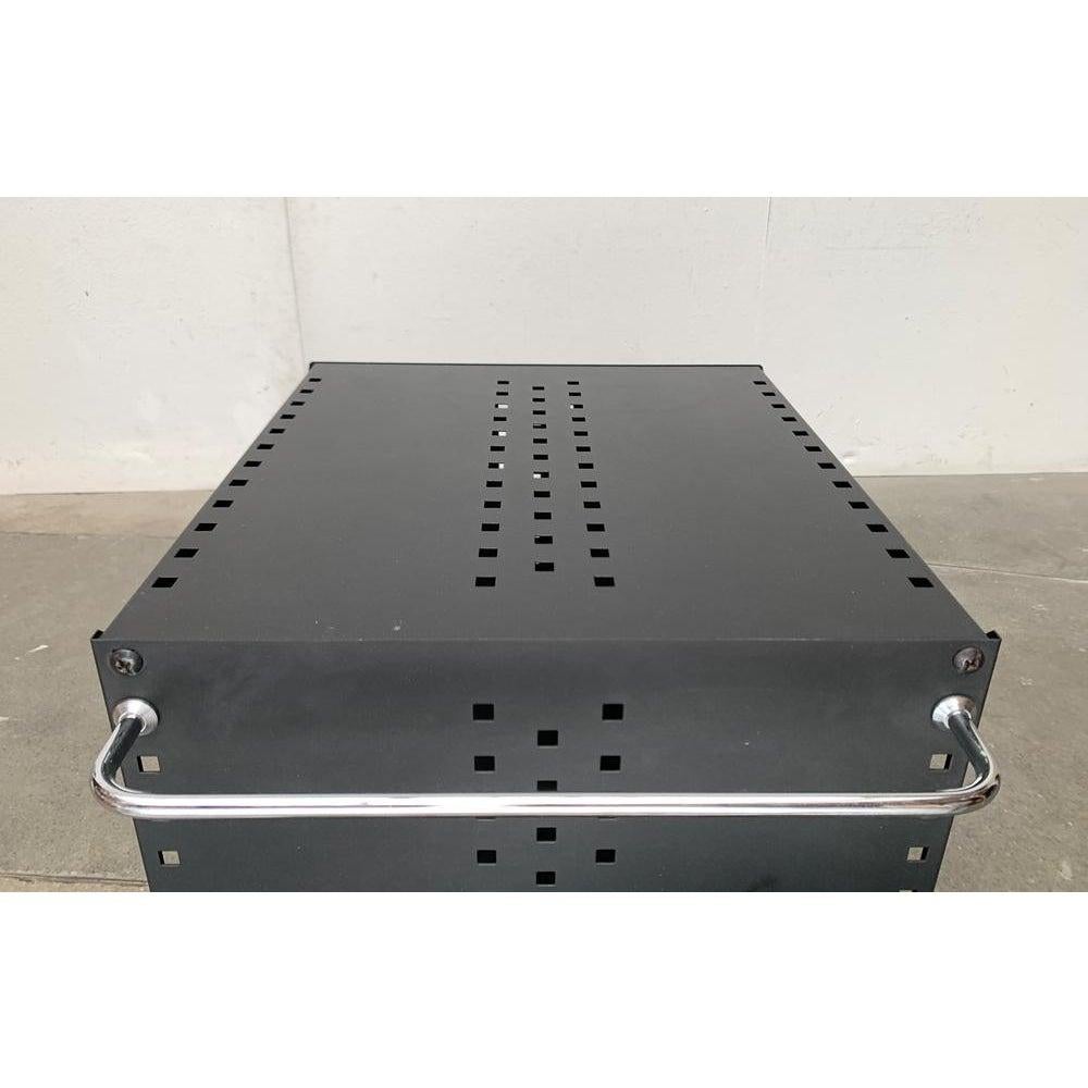 Postmodern Perforated Metal Serving Bar Trolley, 1980s For Sale 5