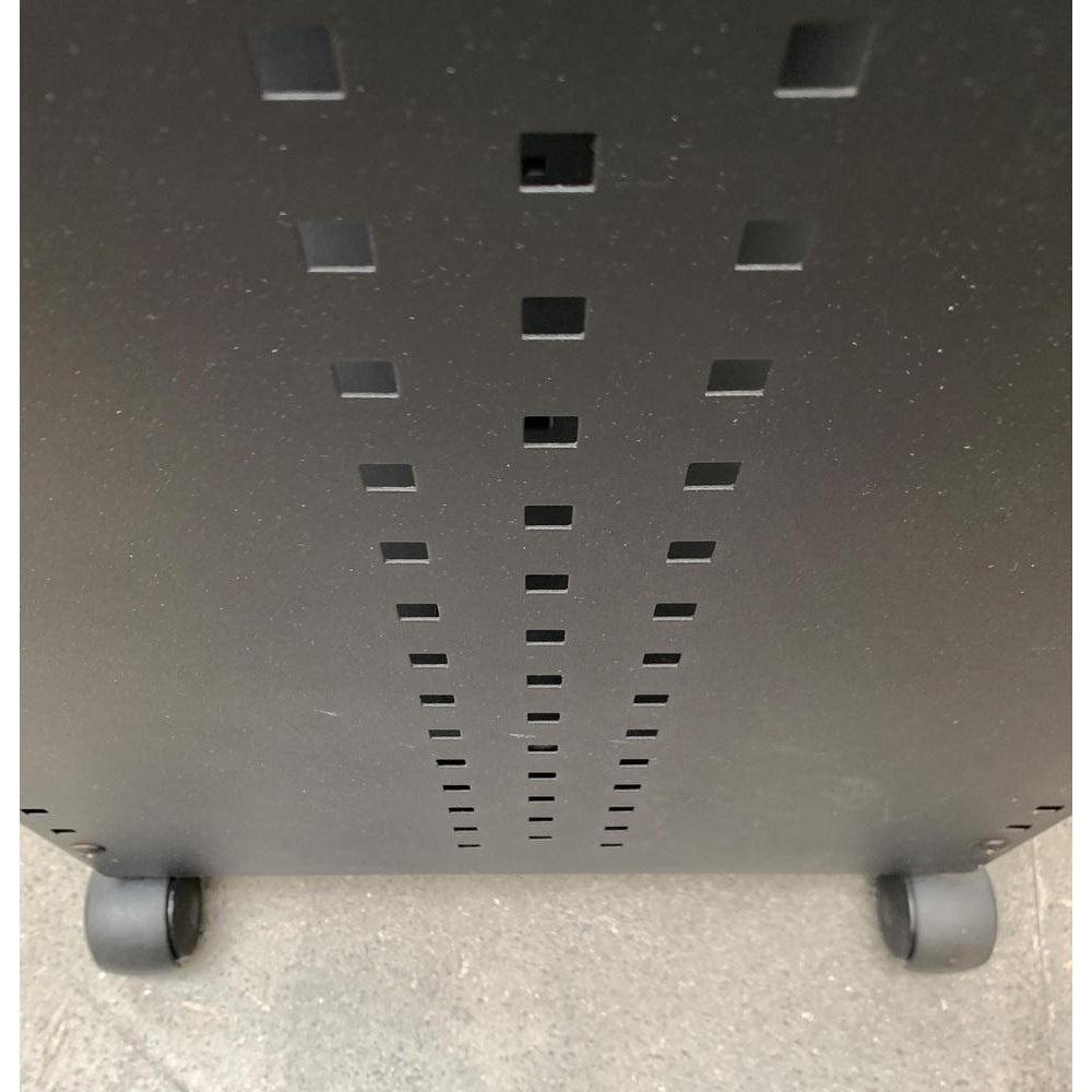 Postmodern Perforated Metal Serving Bar Trolley, 1980s For Sale 3