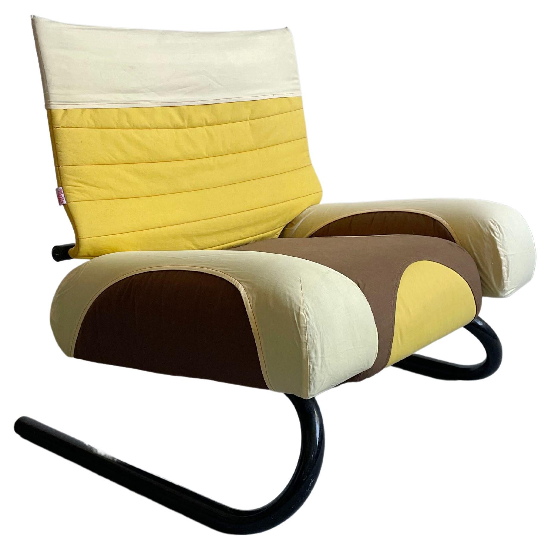 Postmodern 'Peter Pan' Lounge Chair, Michele De Lucchi for Thalia&Co, Italy 1982 For Sale