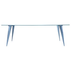Postmodern Philippe Starck Dining Table for Driade Aleph 1985, Frosted Glass