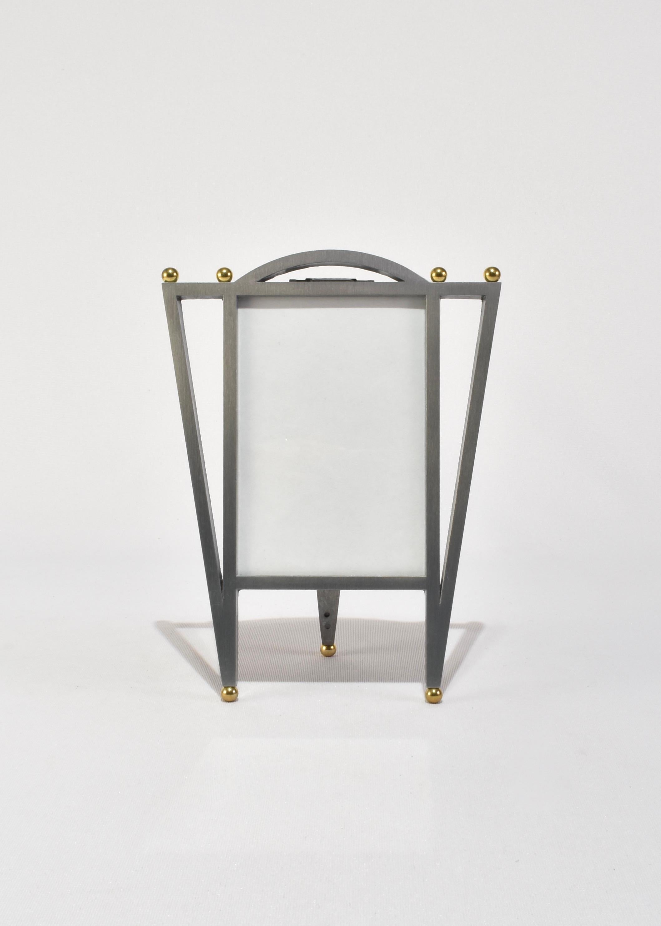 Acier Cadre photo postmoderne en vente