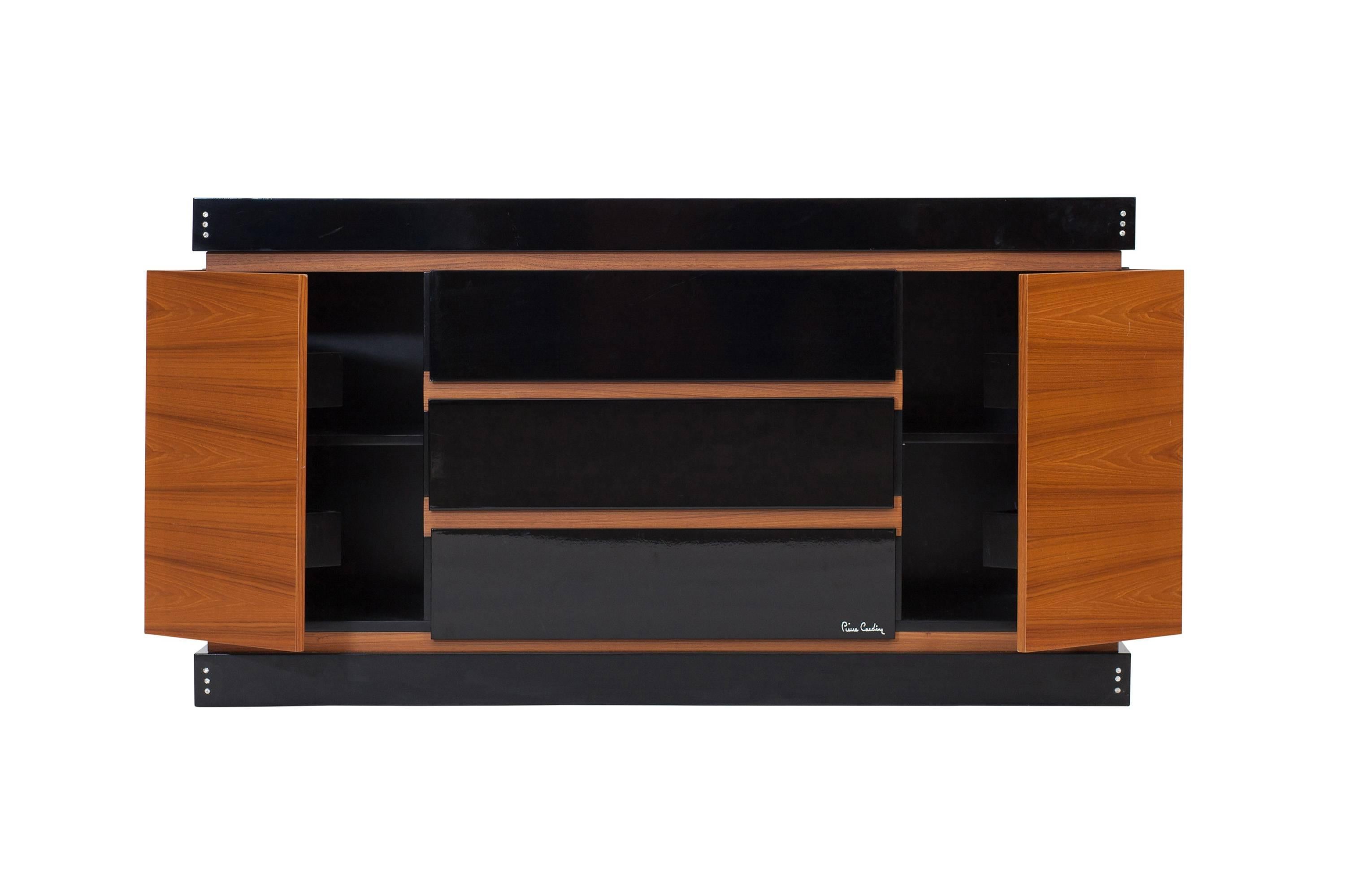 Mid-Century Modern Postmodern Pierre Cardin Credenza