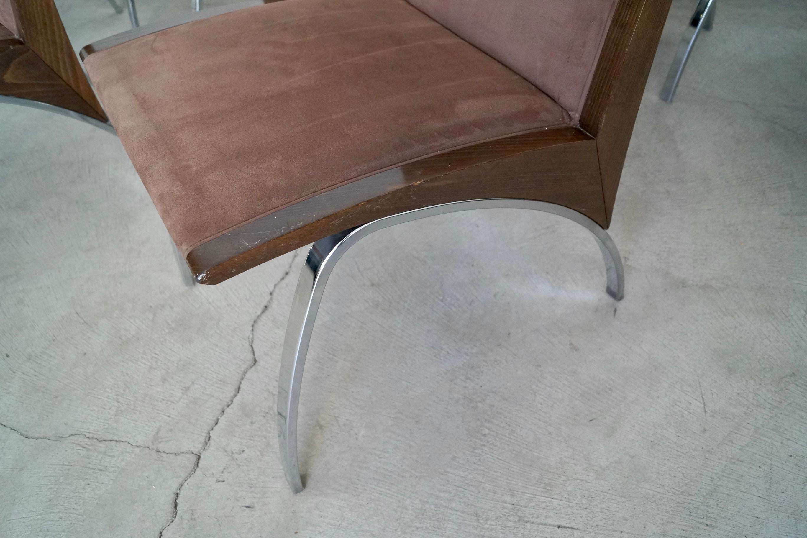 Chaises de salle à manger postmodernes Pietro Costantini Ello Furniture, lot de 6 en vente 5