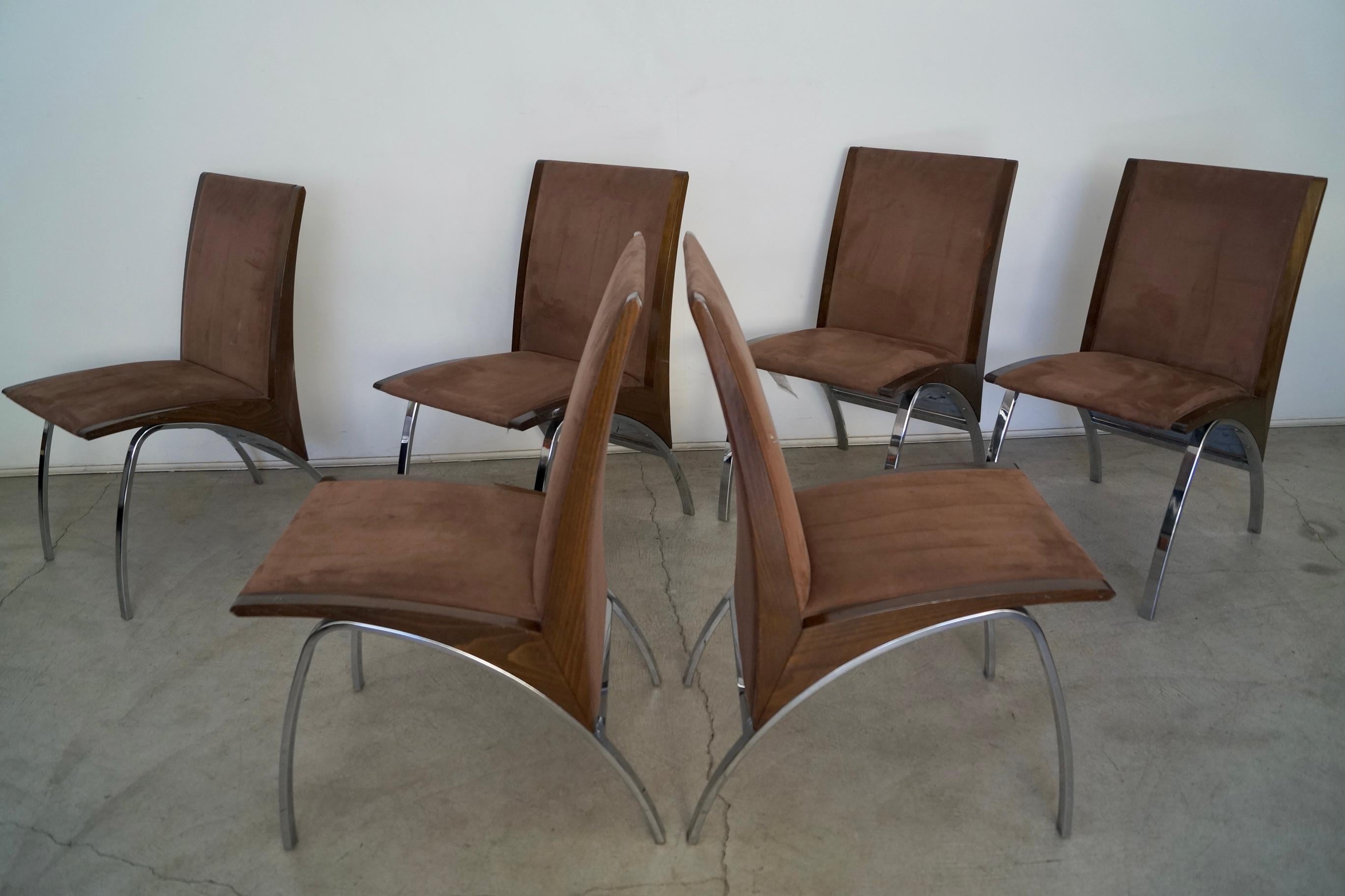 Chaises de salle à manger postmodernes Pietro Costantini Ello Furniture, lot de 6 en vente 9