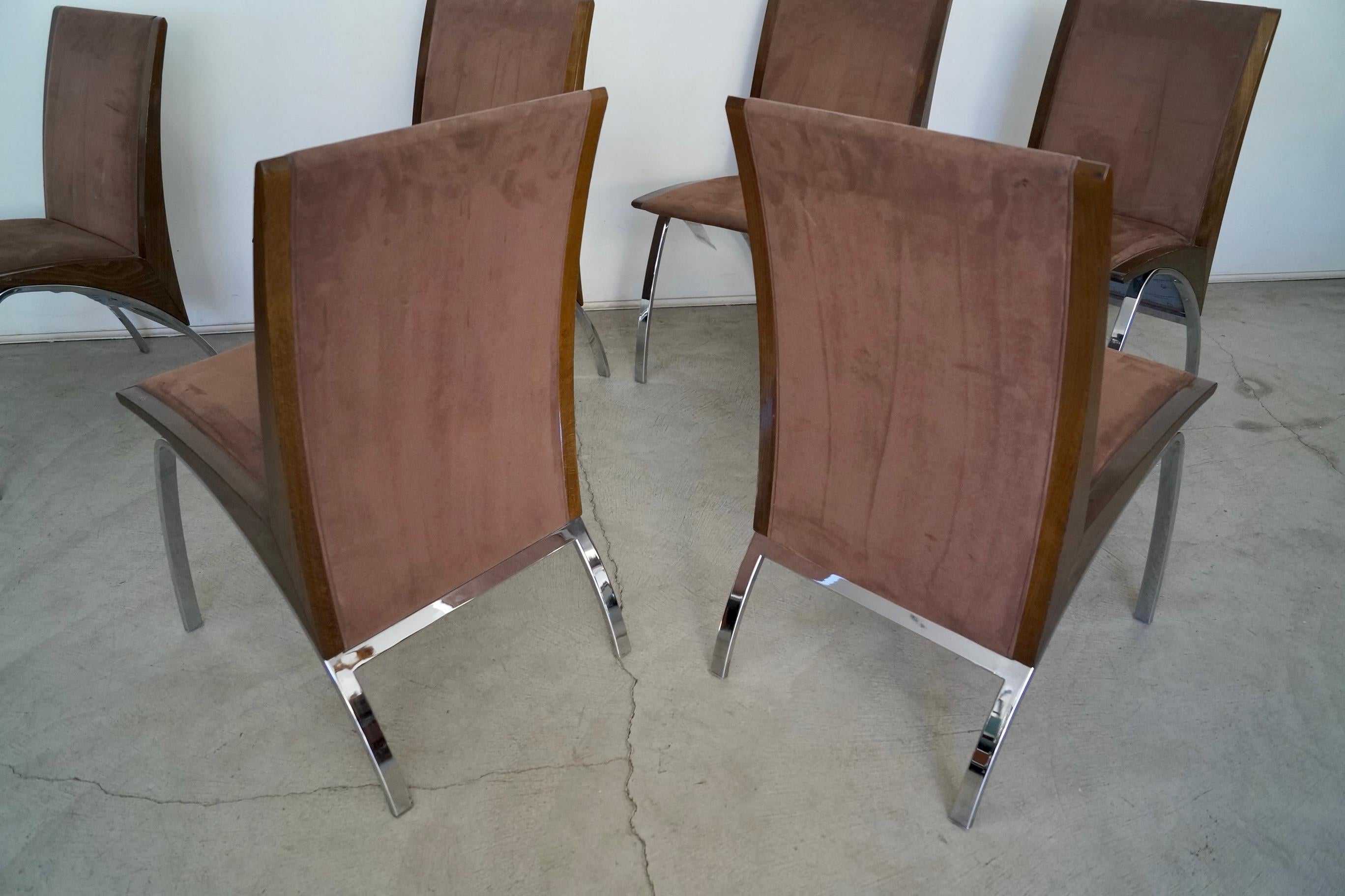 Postmoderne Pietro Costantini Ello Furniture Esszimmerstühle, 6er-Set im Angebot 11