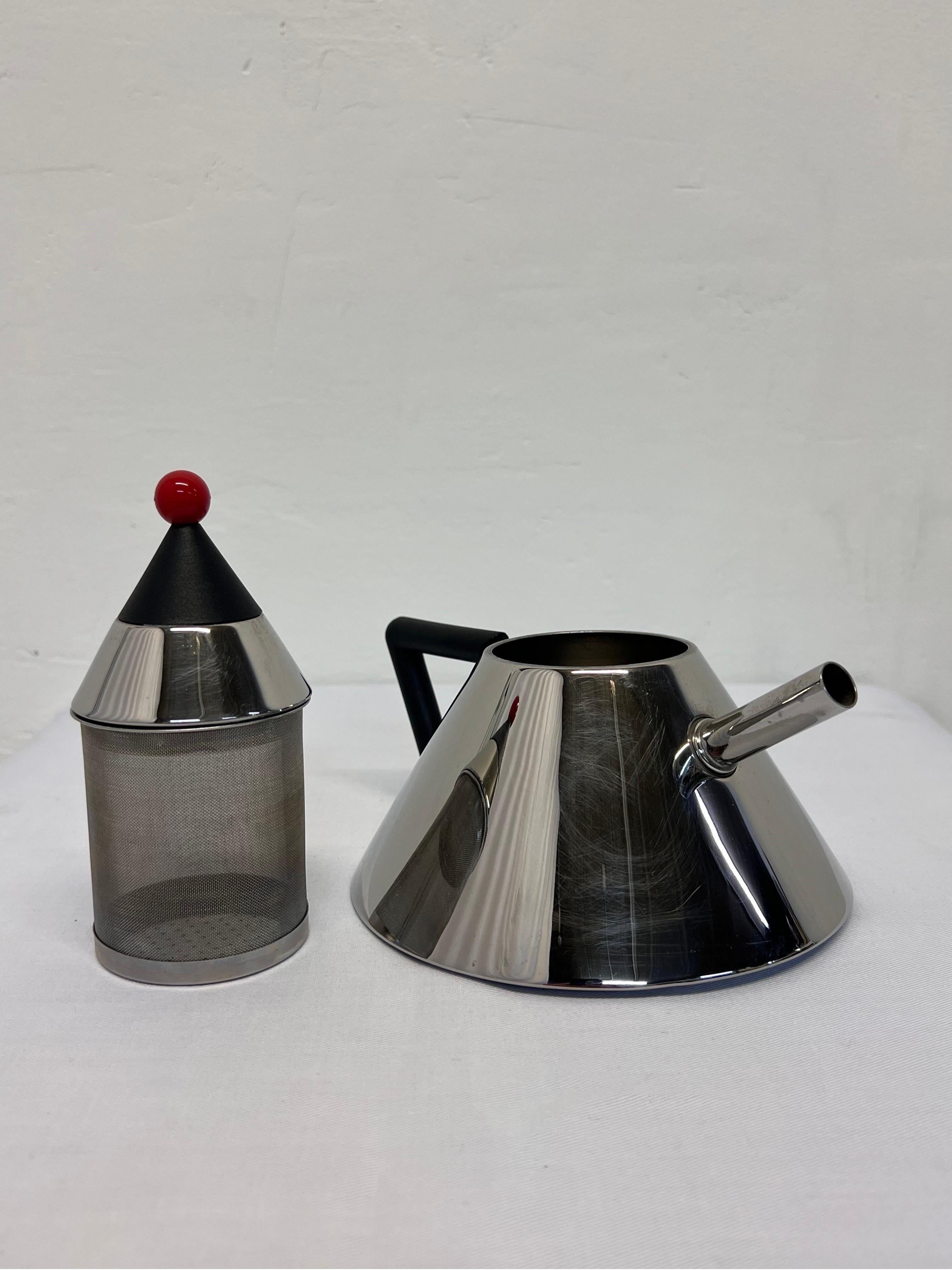 20th Century Postmodern Pilamity Tea Kettle by Möller Designs, Japan, 1980s
