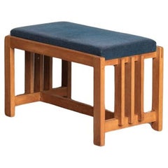 Postmodern pinewood stool, Denmark, 1970
s