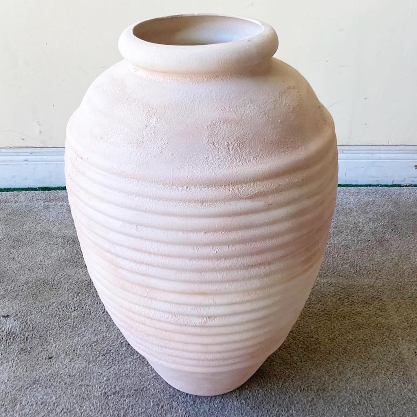 pink floor vase